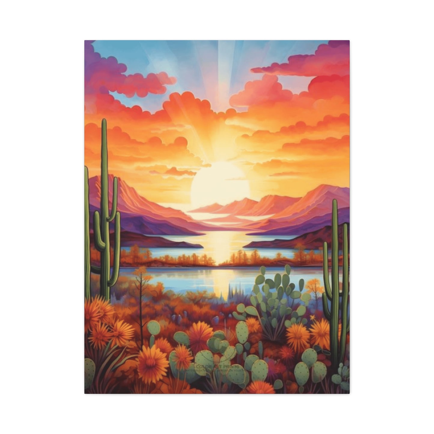 Arizona Desert Sunrise Wall Art & Canvas Prints