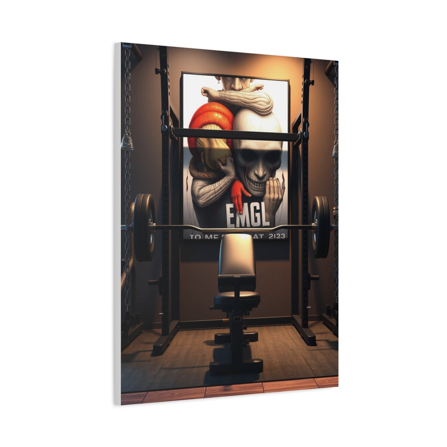Refined Gym Inspiration Art Wall Art & Canvas Print