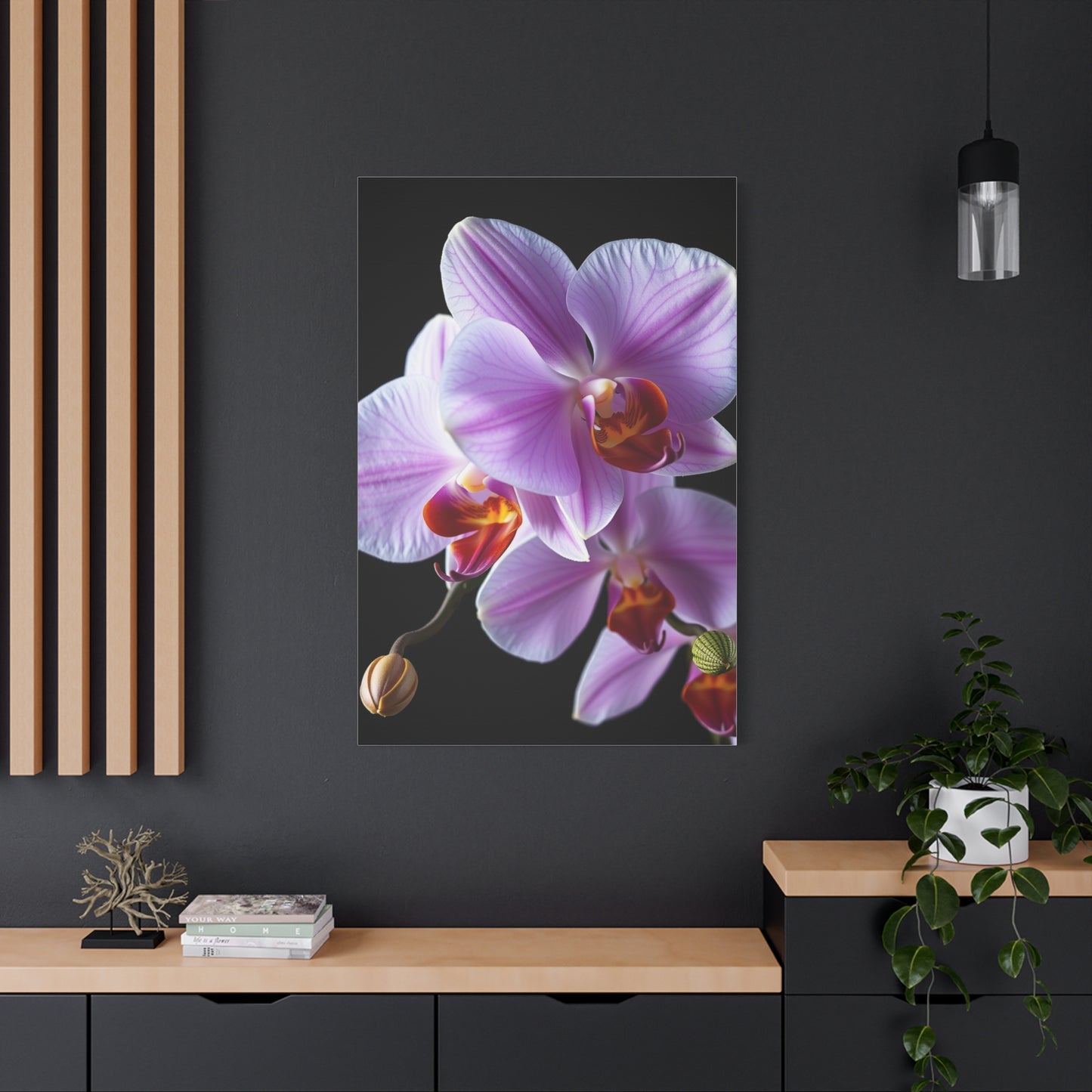 Orchid Flower Art Luxury Canvas Wall Art & Canvas Print
