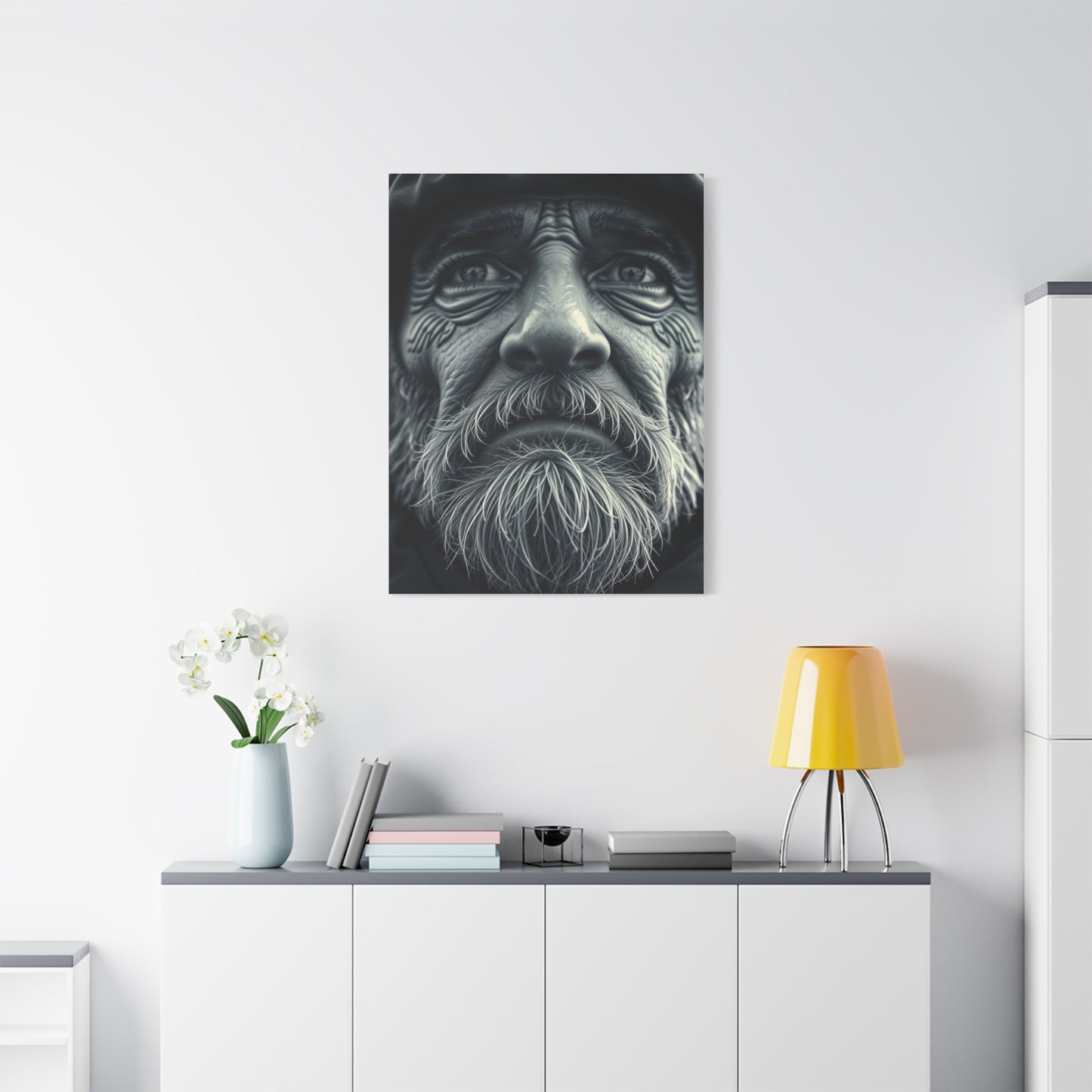 Grayscale Reverie Canvas Wall Art & Canvas Print