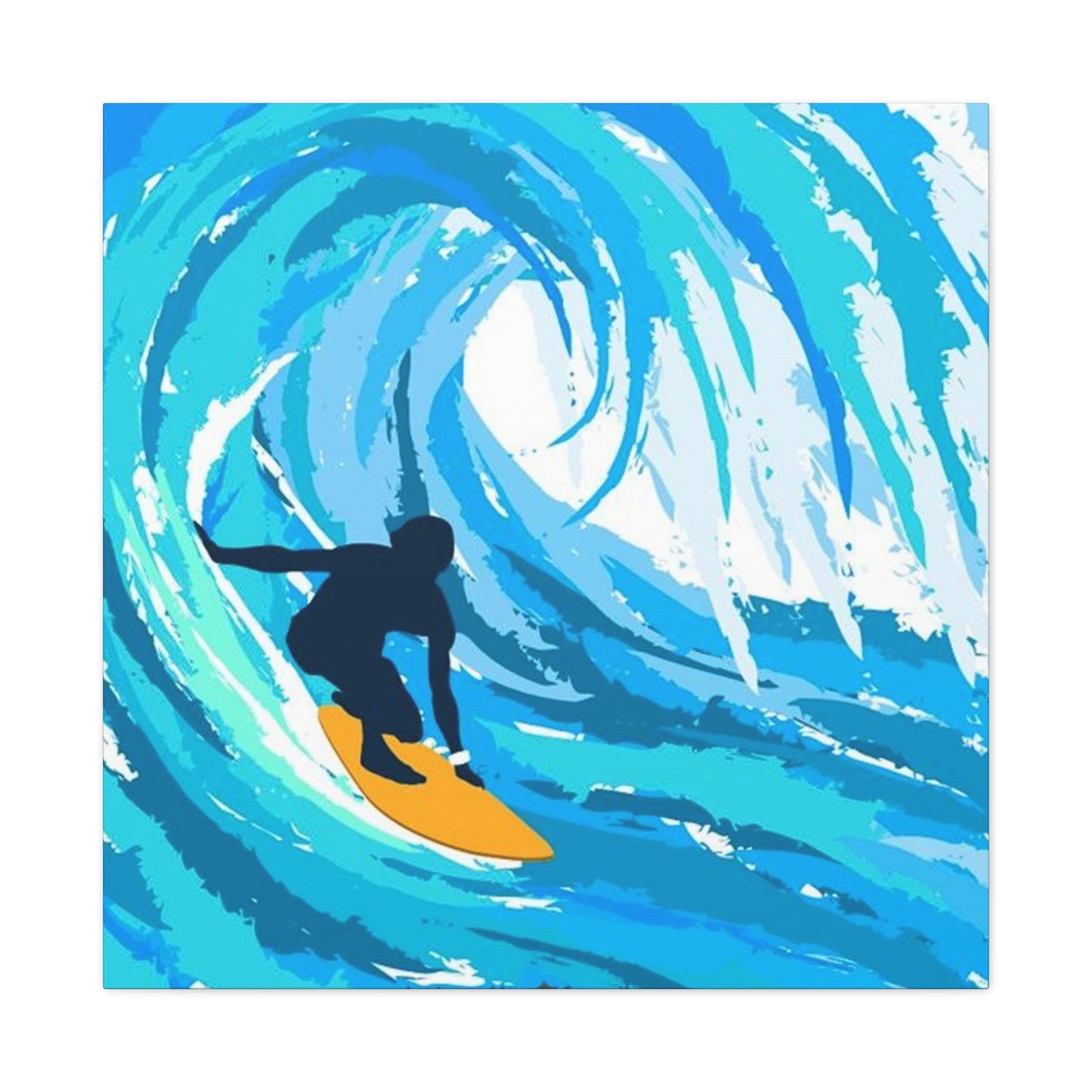 Abstract Surfing Waves Wall Art & Canvas Prints