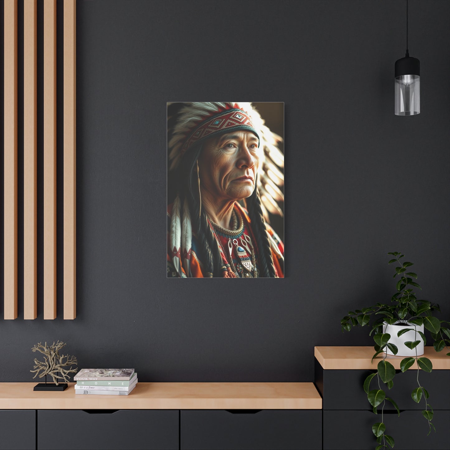 Indigenous Elegance Canvas