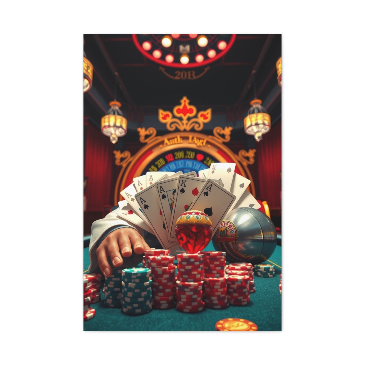 Gambling & Casino Art Refined Canvas Wall Art & Canvas Print