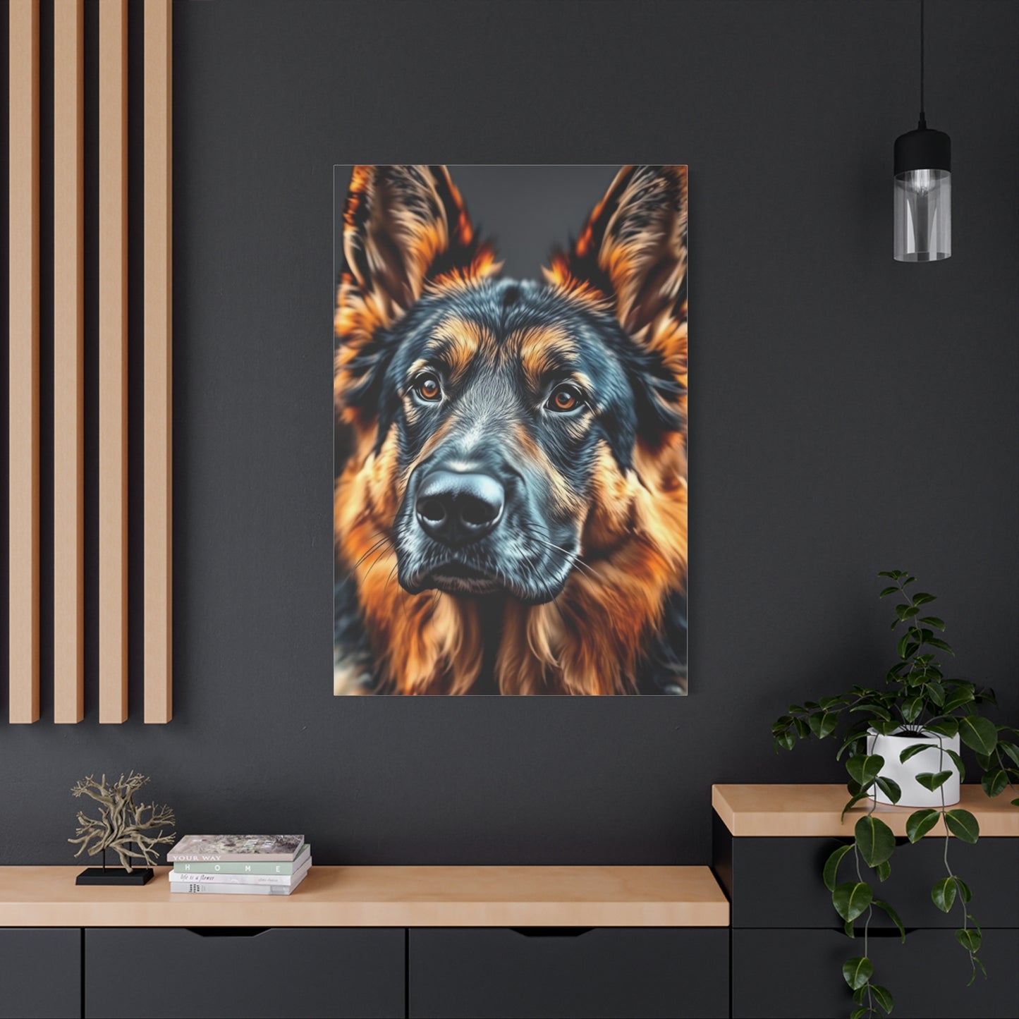 German Shepherd Art Refined Canvas Wall Art & Canvas Print