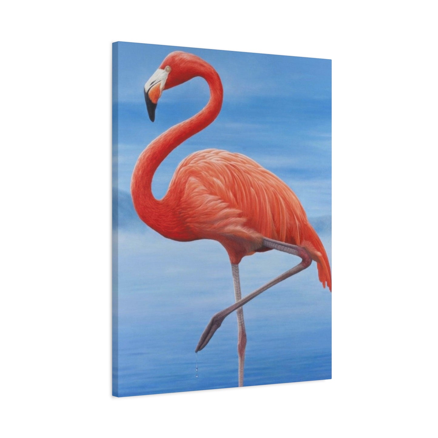 Flamingo Blue Water Wall Art & Canvas Prints