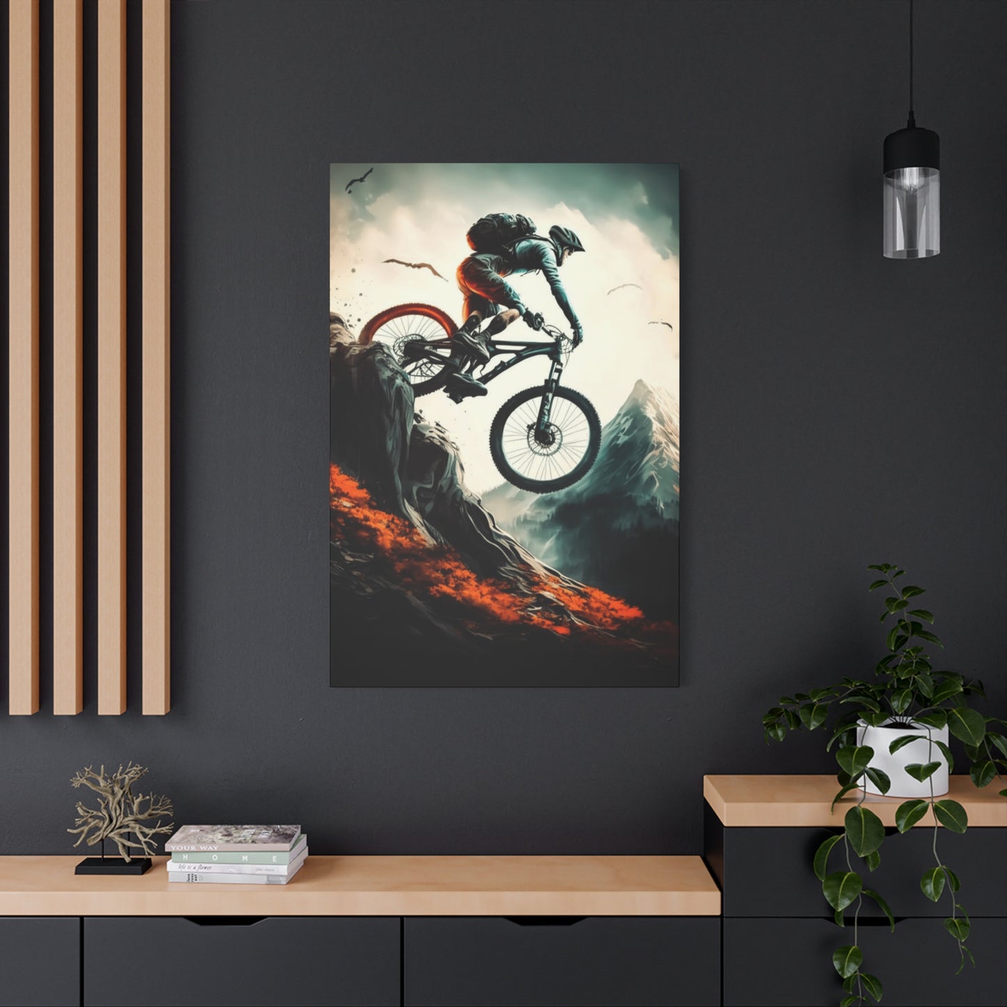 Dangerous Bicycle Ride Wall Art & Canvas Prints
