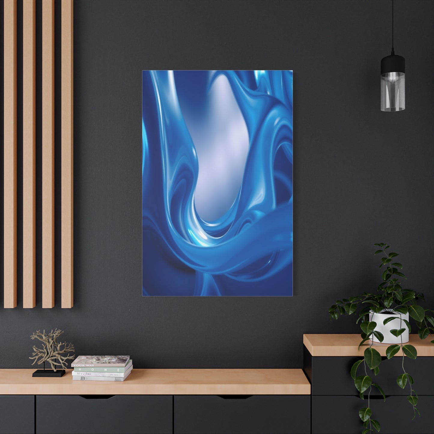 Blue Music Art Luxury Canvas Wall Art & Canvas Print