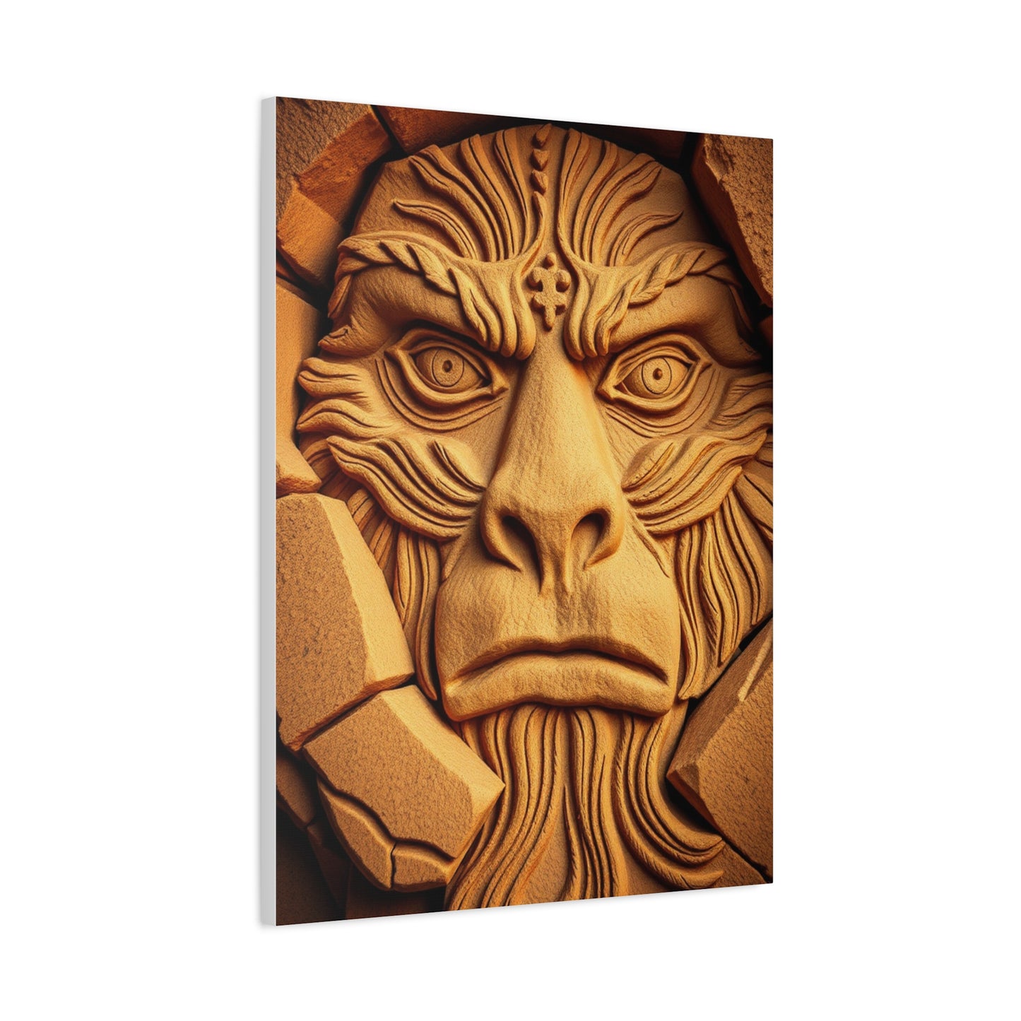 Vision Cave Man Art Art Wall Art & Canvas Print