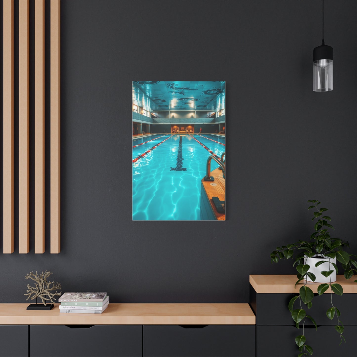 Vision Swimming Pool Art Art Wall Art & Canvas Print