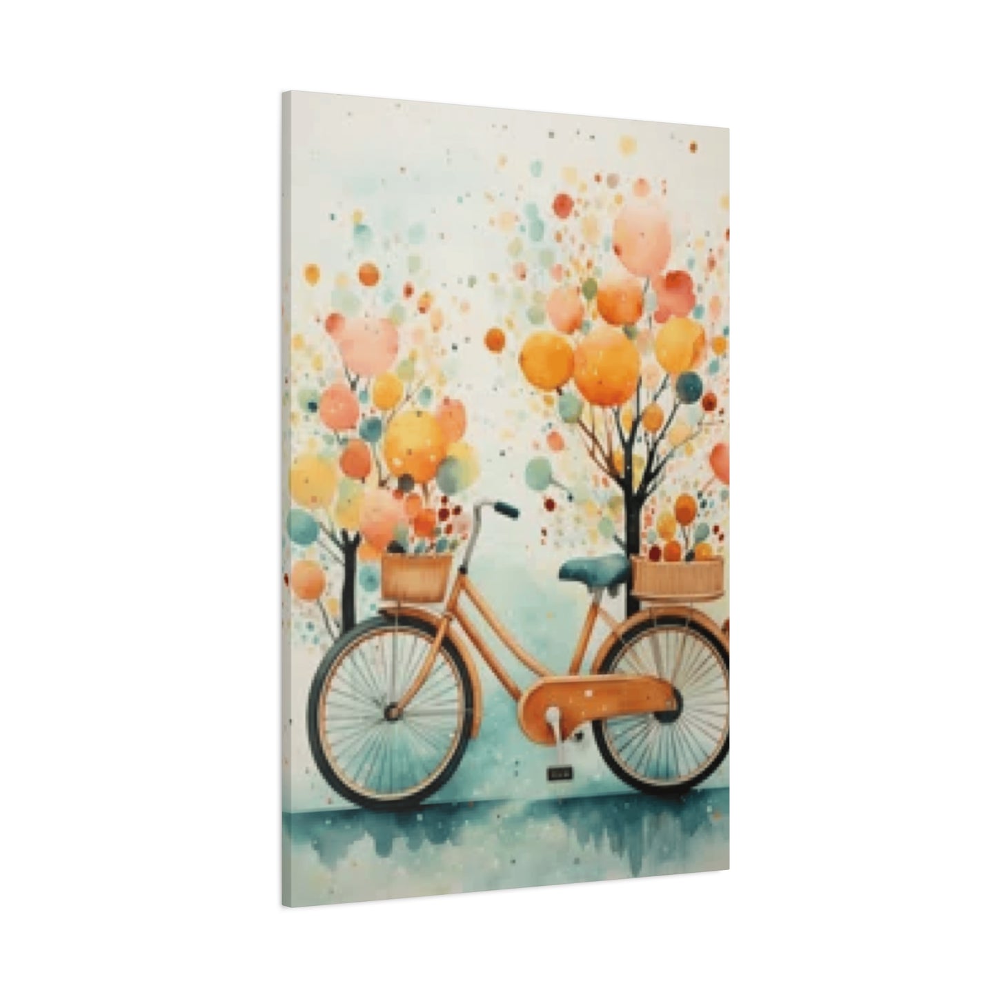 Bicycle and Balloons Wall Art & Canvas Prints