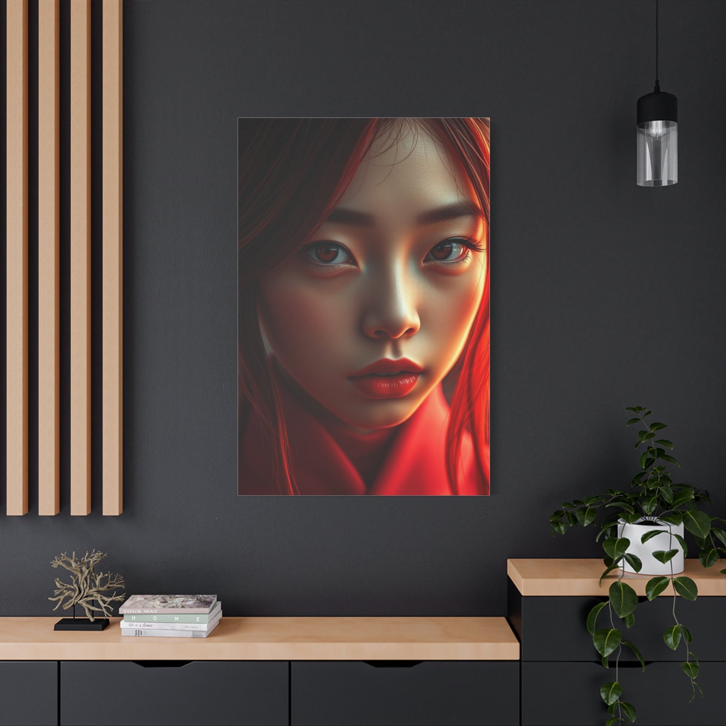 Ruby Brilliance Masterpiece Wall Art & Canvas Print