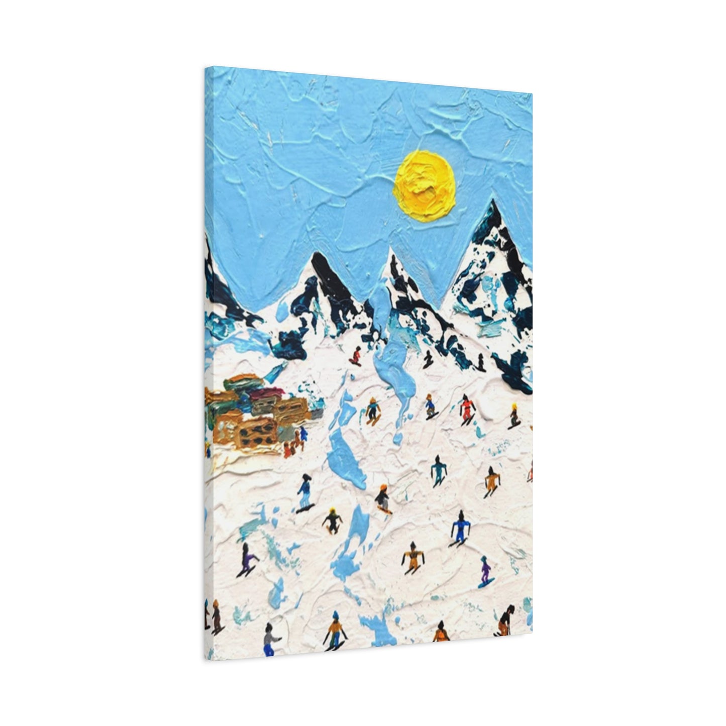 Skiing Mountain Art Wall Art & Canvas Prints
