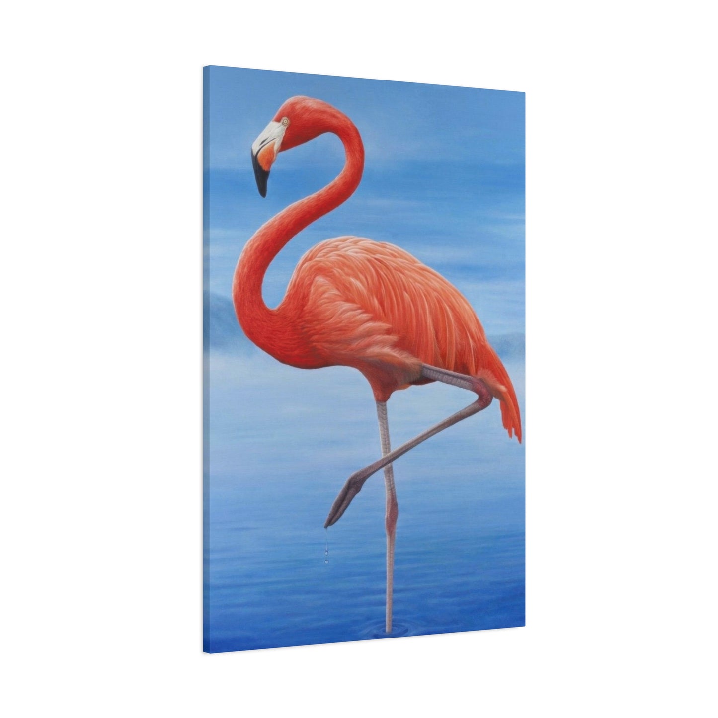 Flamingo Blue Water Wall Art & Canvas Prints