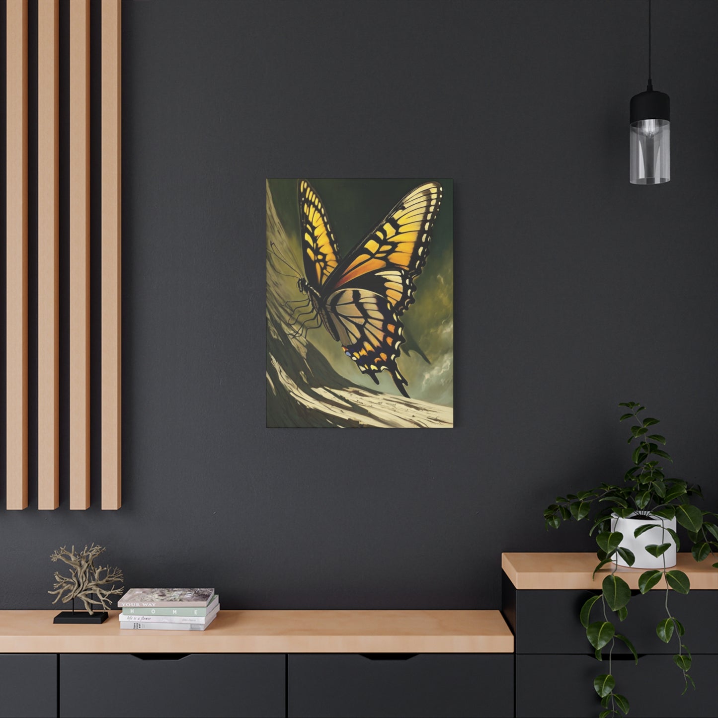 Golden Wings Butterfly Wall Art & Canvas Prints
