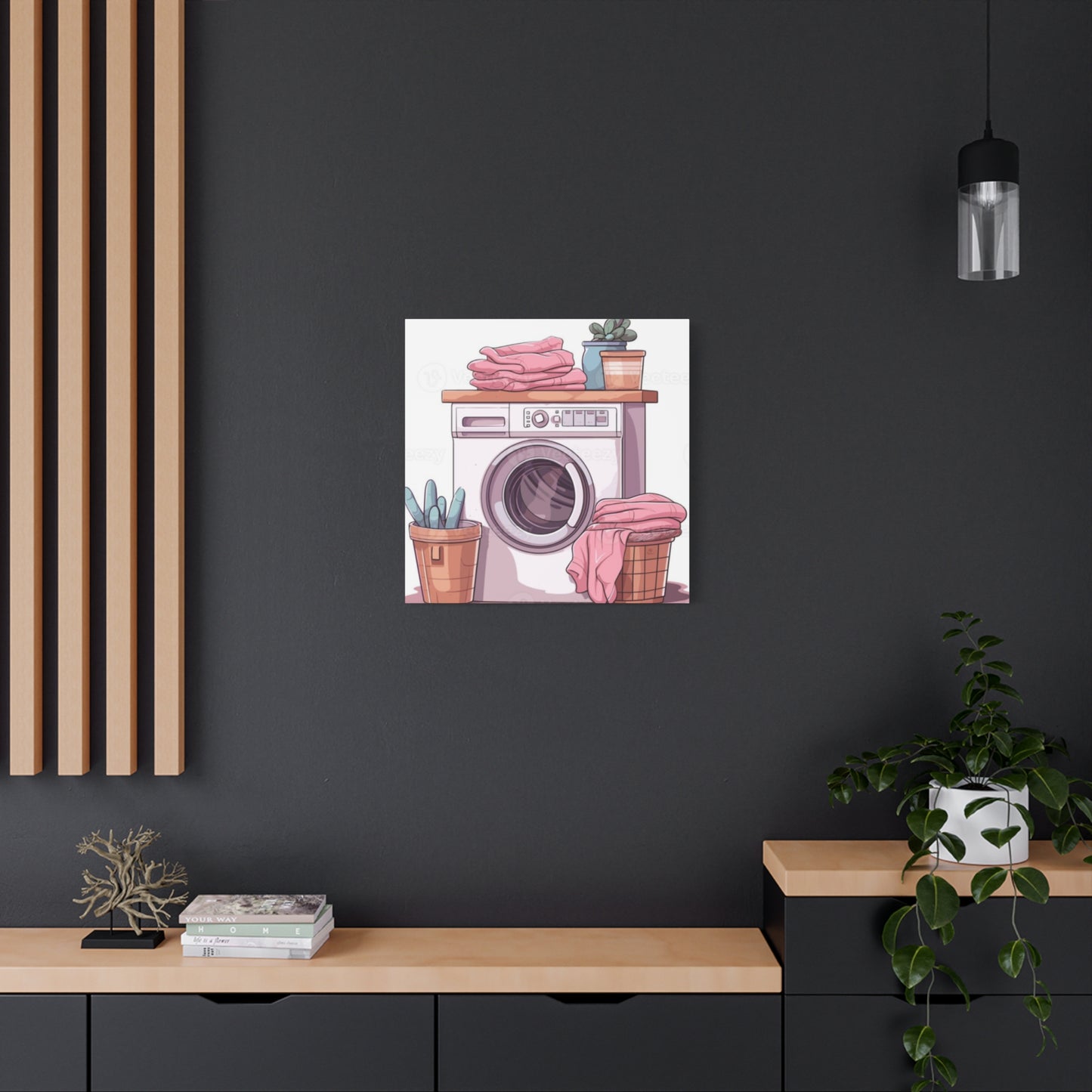 Colorful Laundry Poster For Laundry Room Wall Art & Canvas Prints