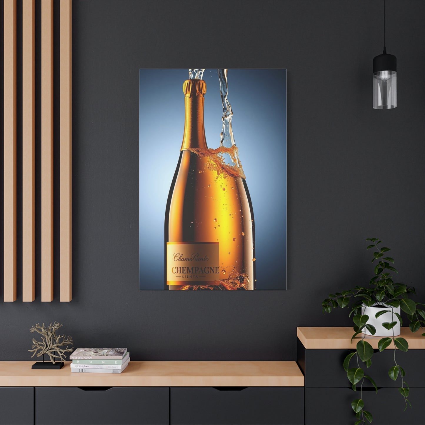 Champagne Art Luxury Canvas Wall Art & Canvas Print