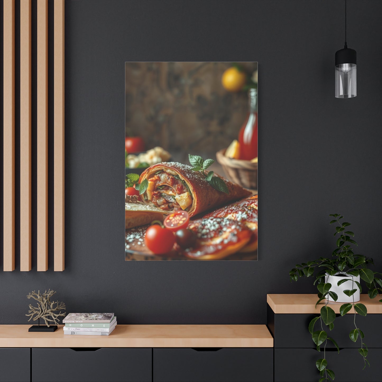 Italian Food Art Luxury Canvas Wall Art & Canvas Print