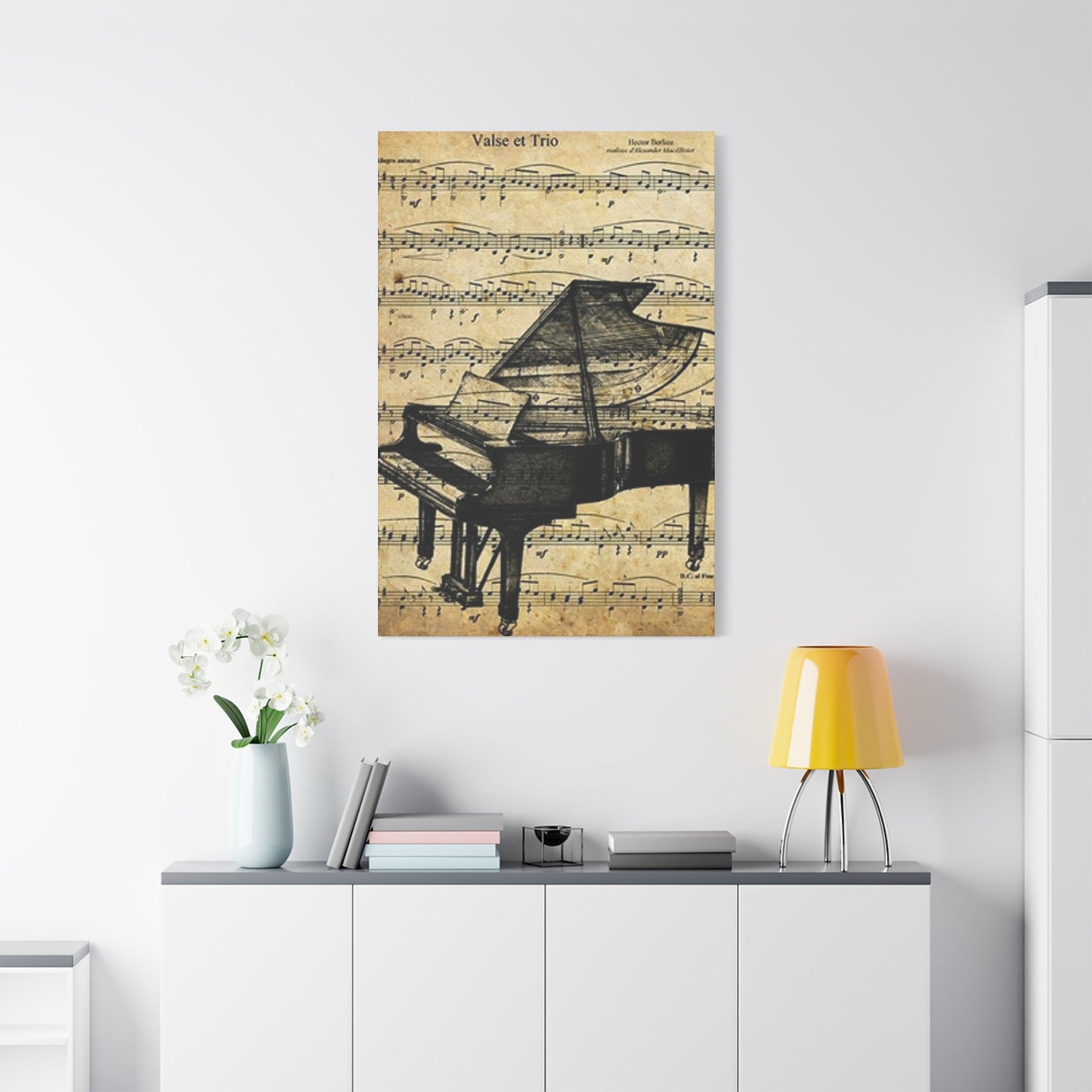 Musical Notes And Piano Wall Art & Canvas Prints