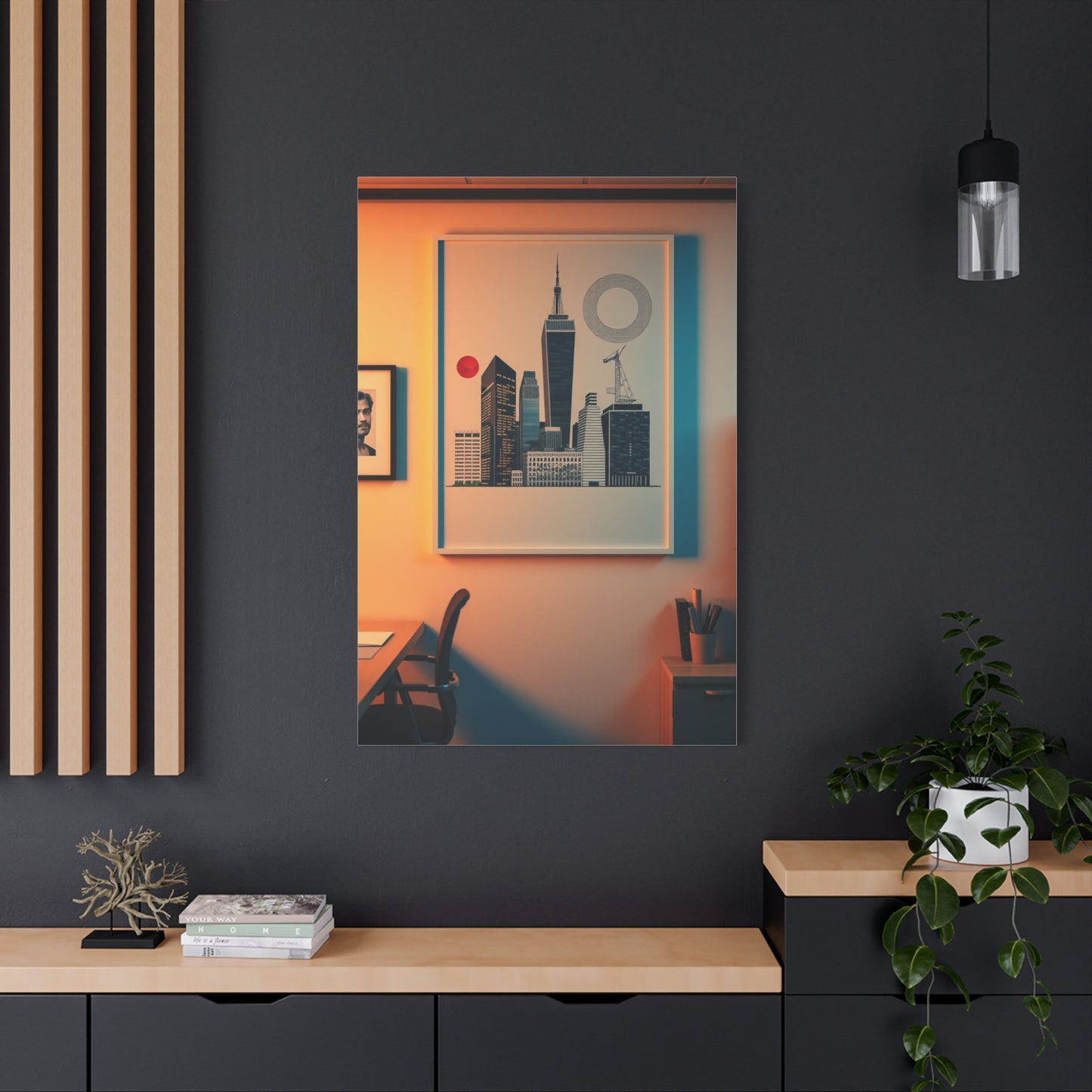 Luxe Bureau Tableau Wall Art & Canvas Print