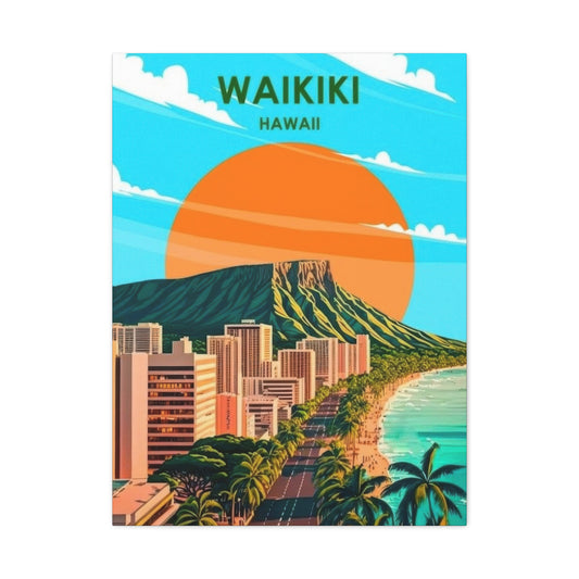 Waikiki Hawaii Wall Art & Canvas Prints