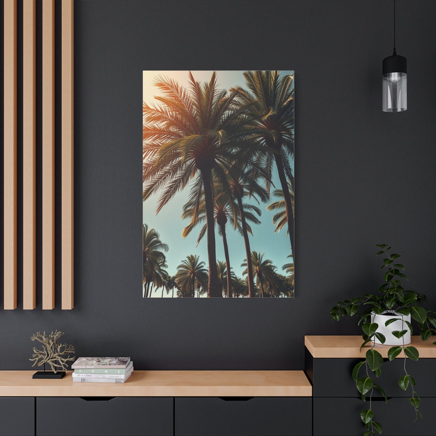 Elegant Fronds Panorama Wall Art & Canvas Print