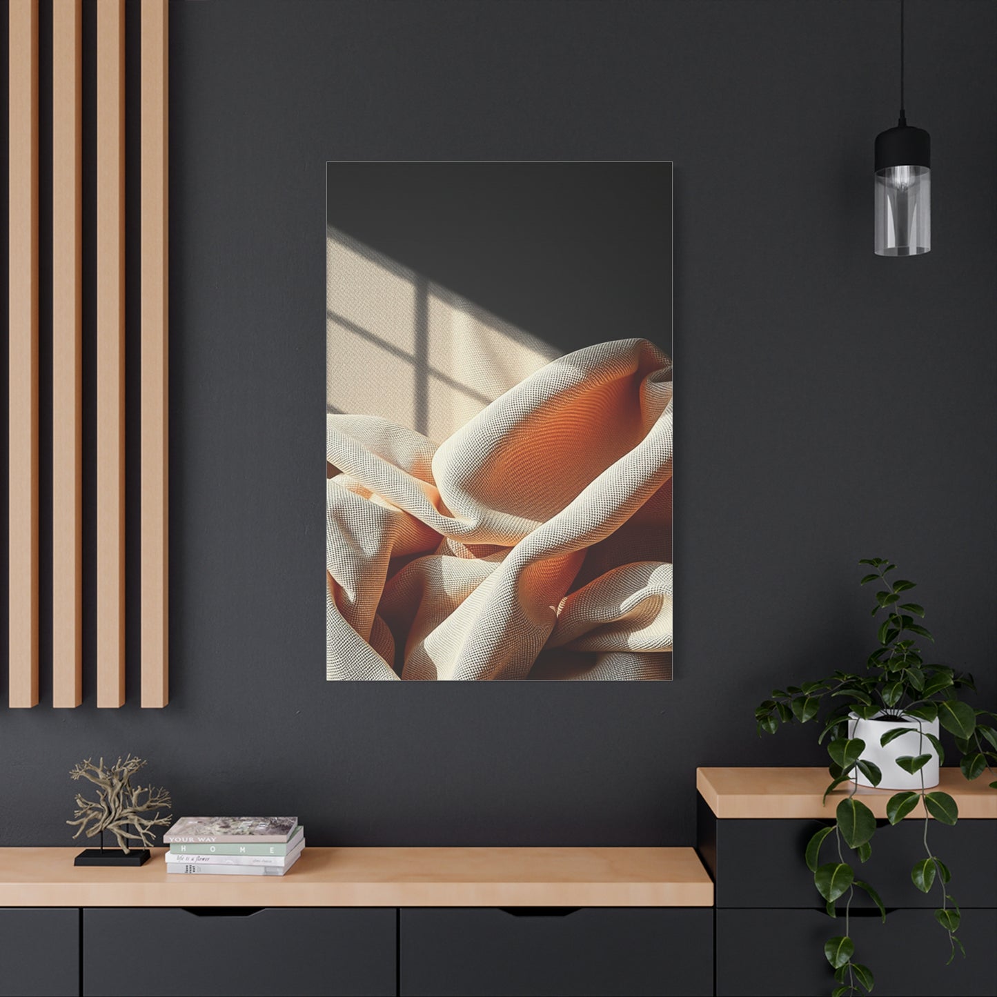 Masterpiece Taupe, Linen, and Gray Art Vision Wall Art & Canvas Print