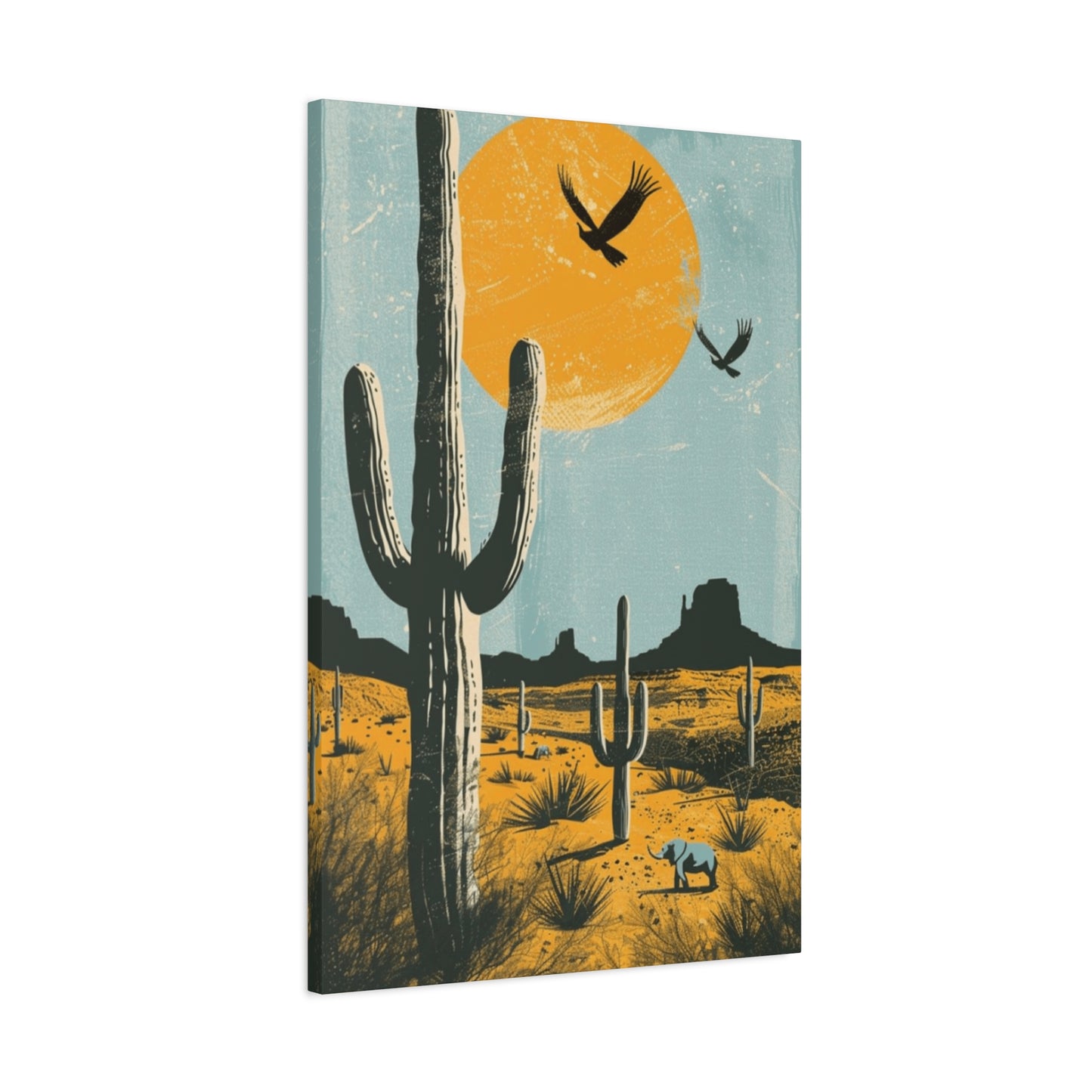 Desert Ecosystem Scenery Wall Art & Canvas Prints