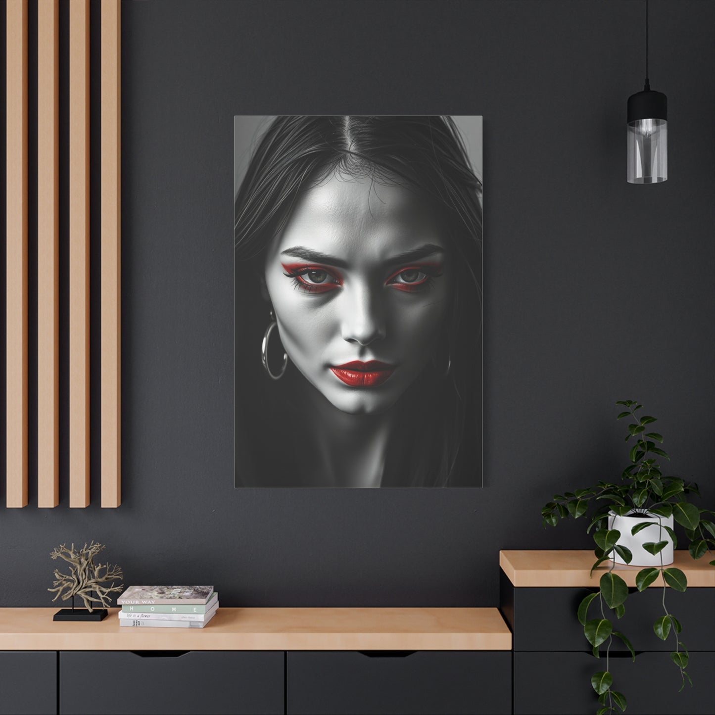 Black, White & Red Art Supreme Gallery Wall Art & Canvas Print