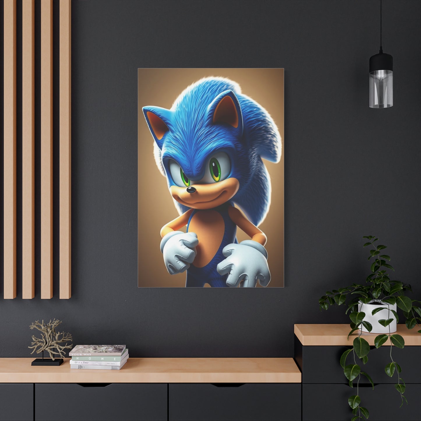 Vision Sonic the Hedgehog Art Art Wall Art & Canvas Print