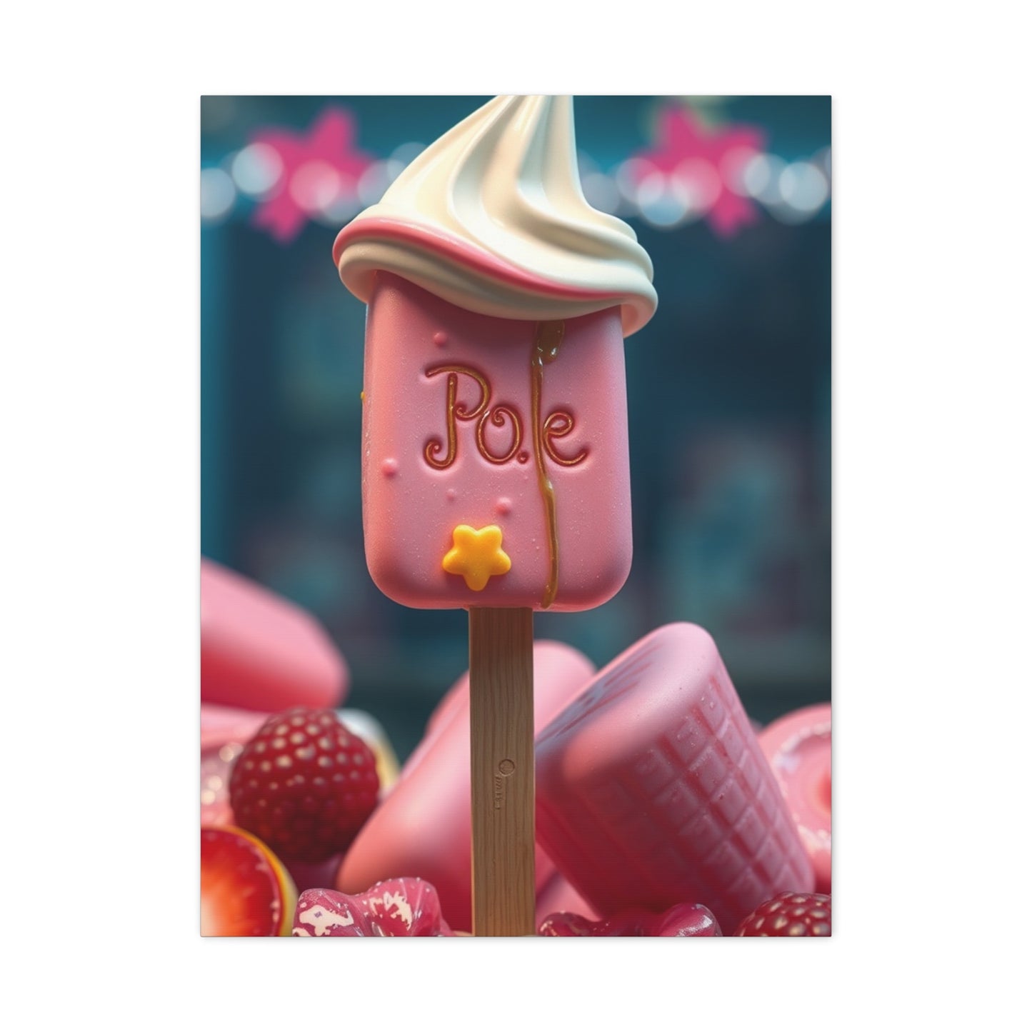 Supreme Ice Cream & Popsicle Art Collection Wall Art & Canvas Print