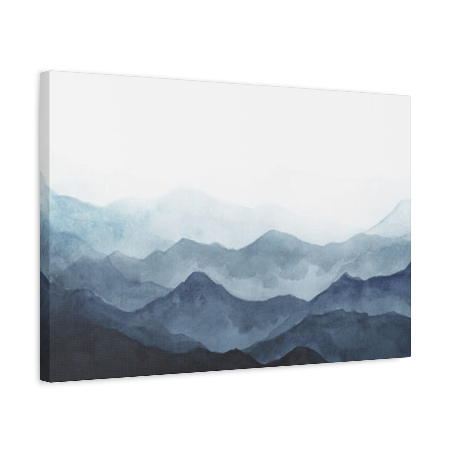 Blue Mountain Peaks Over Clouds Wall Art & Canvas Prints