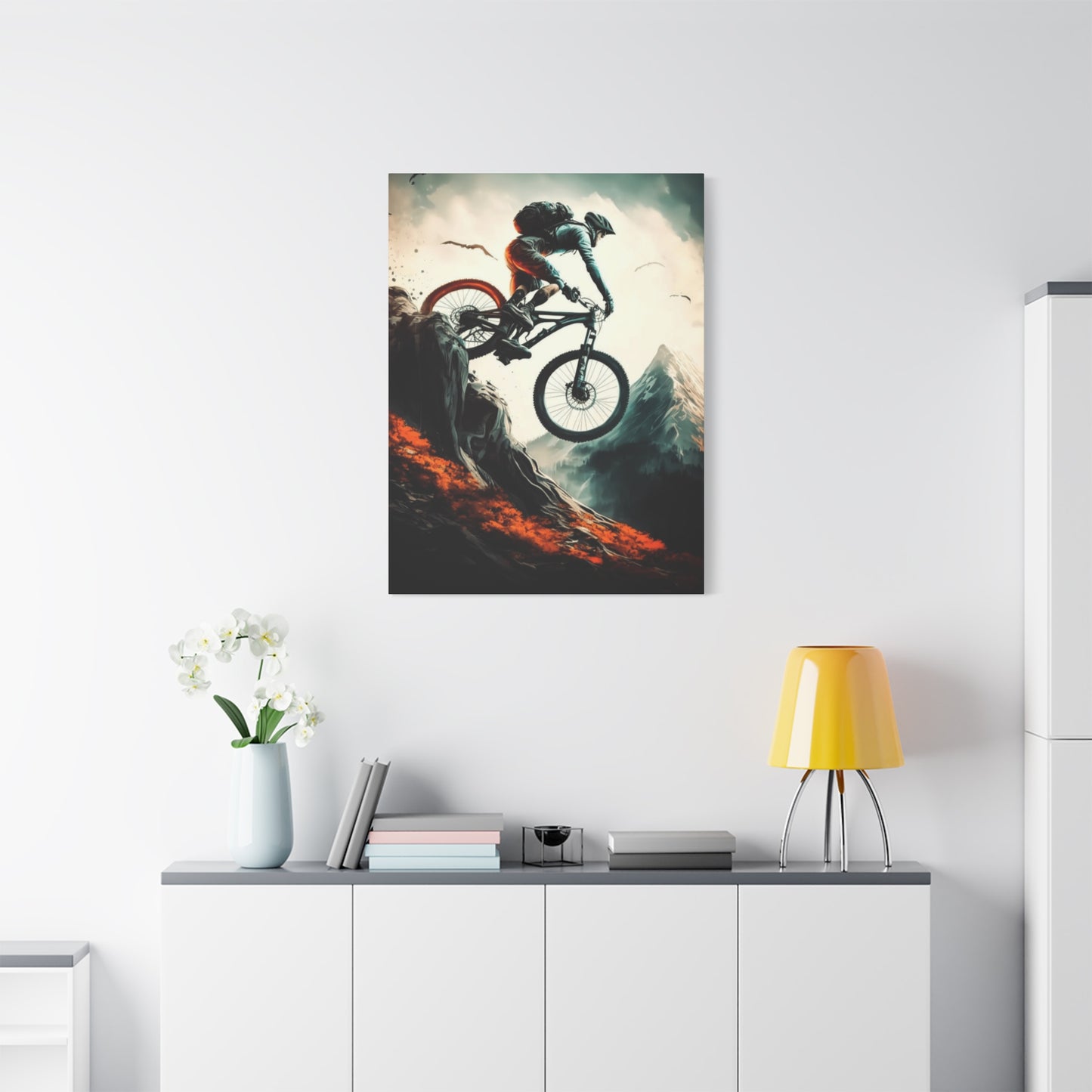 Dangerous Bicycle Ride Wall Art & Canvas Prints