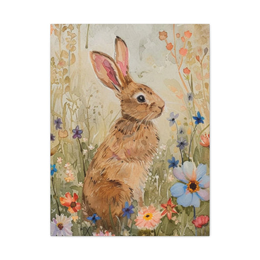 Flora, Fauna & Rabbit Painting Wall Art & Canvas Prints