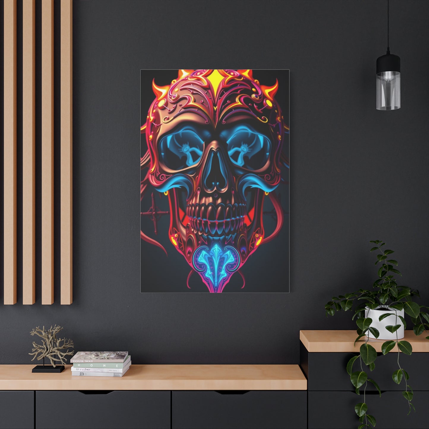 Supreme 3D Trippy Skull Art By Ali Gulec Art Collection Wall Art & Canvas Print