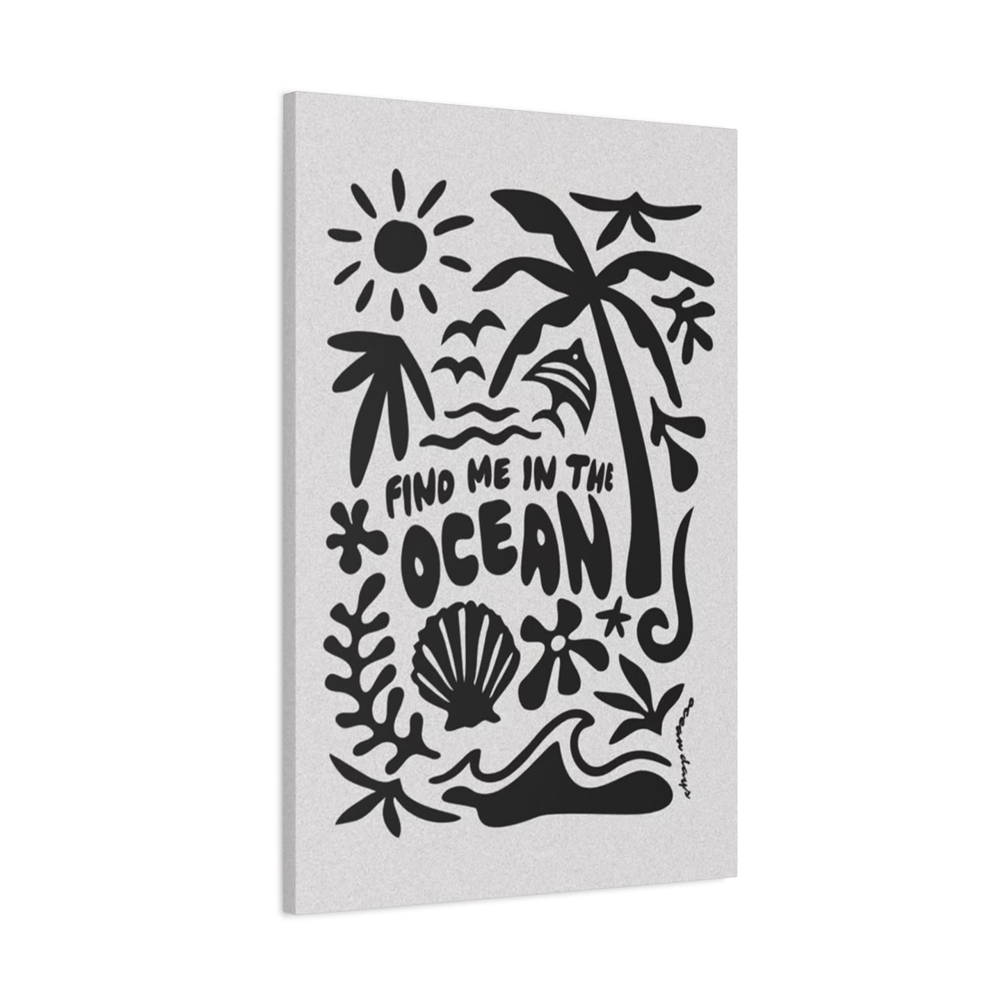 Find Me In The Ocean Wall Art & Canvas Prints