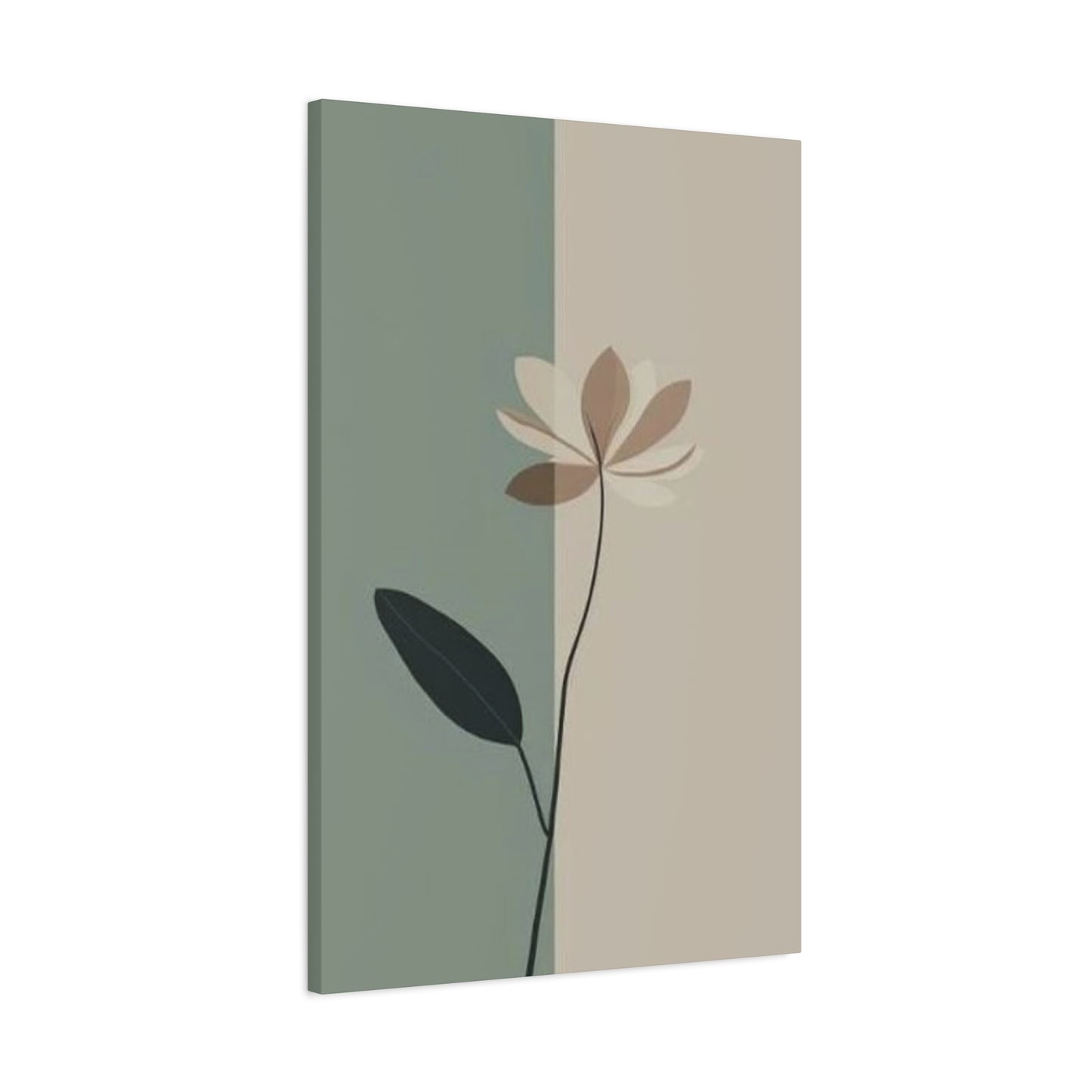 Brown Flower Entryway Wall Art & Canvas Prints