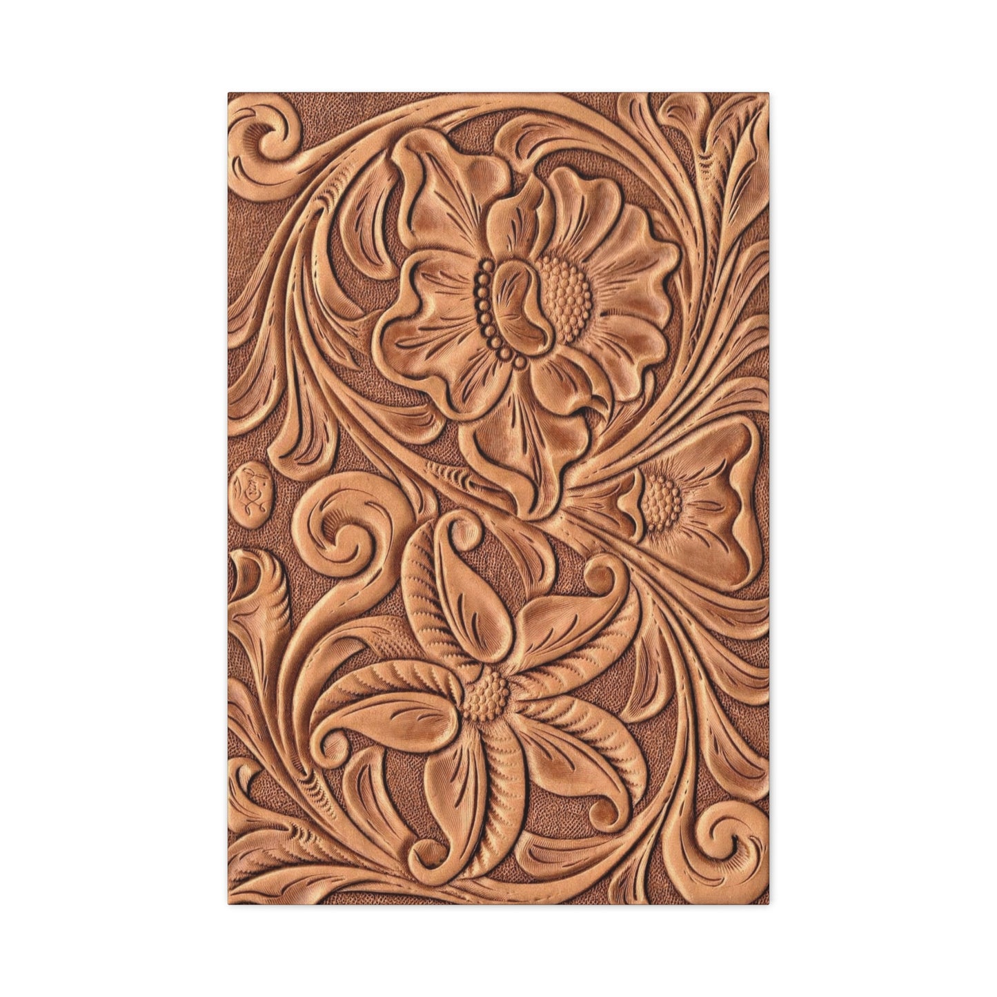 Flower And Leaves Pattern Wall Art & Canvas Prints