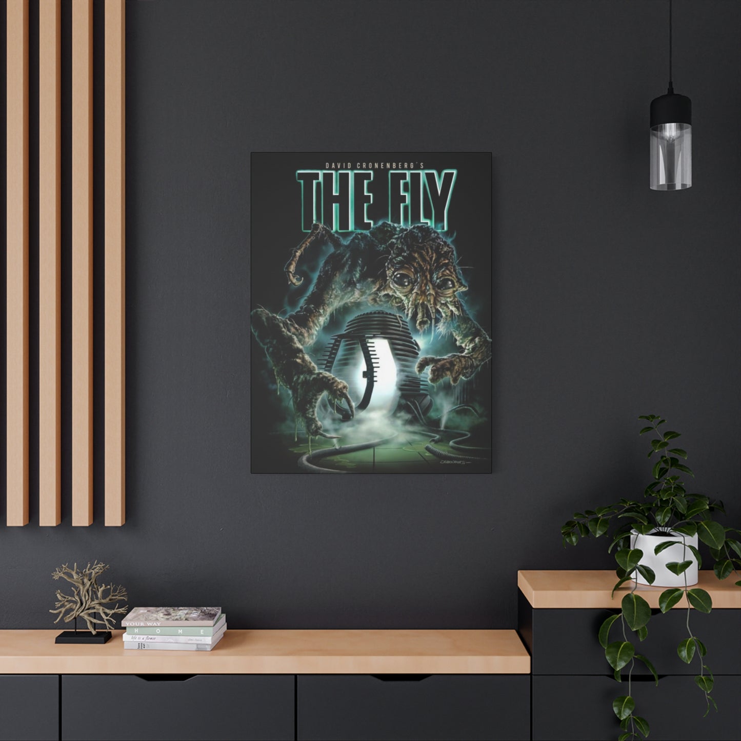 The Fly Horror Movie Poster Wall Art & Canvas Prints
