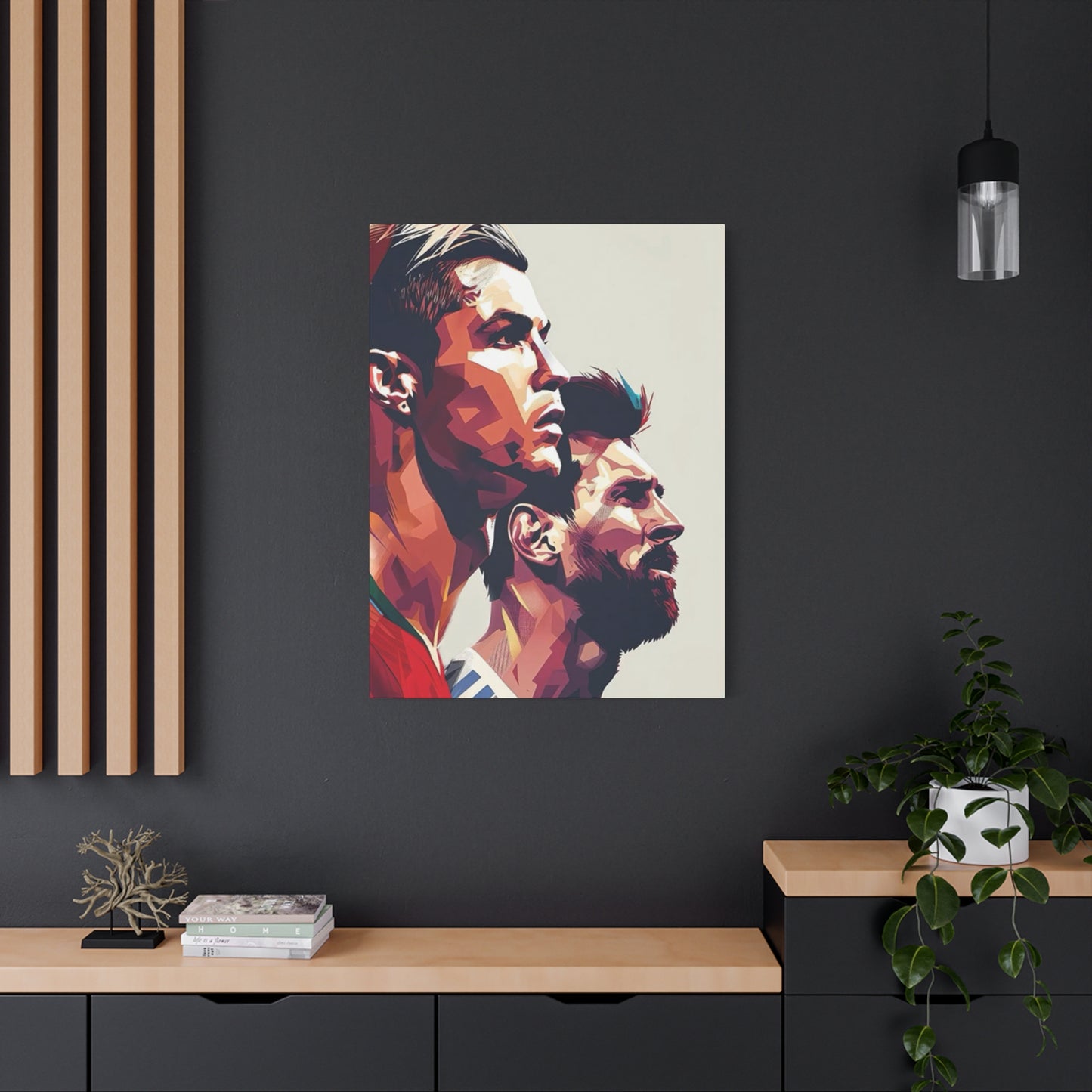 Ronaldo & Messi Poster Wall Art & Canvas Prints