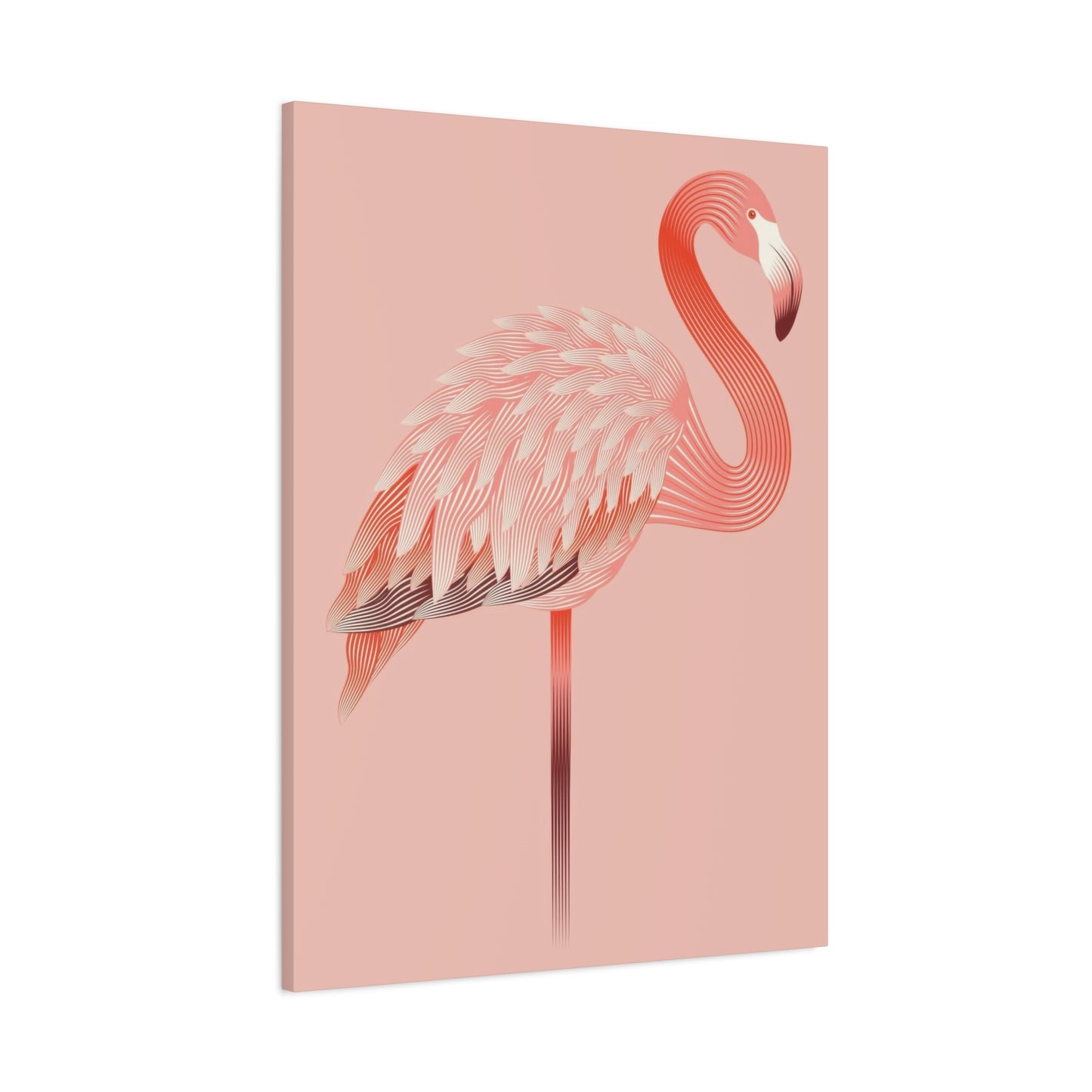 Flamingo Light Pink Wall Art & Canvas Prints
