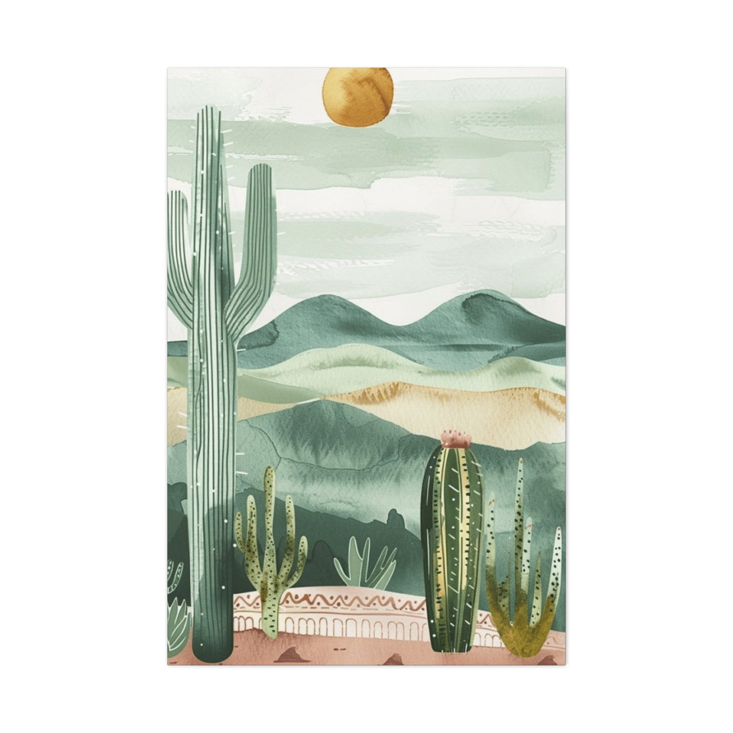 Desert Scenery Painting Wall Art & Canvas Prints