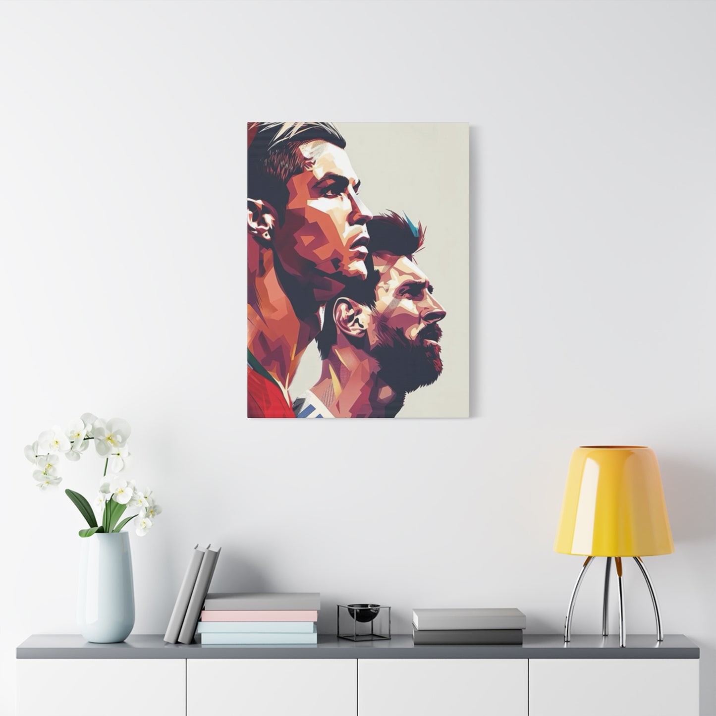 Ronaldo & Messi Poster Wall Art & Canvas Prints