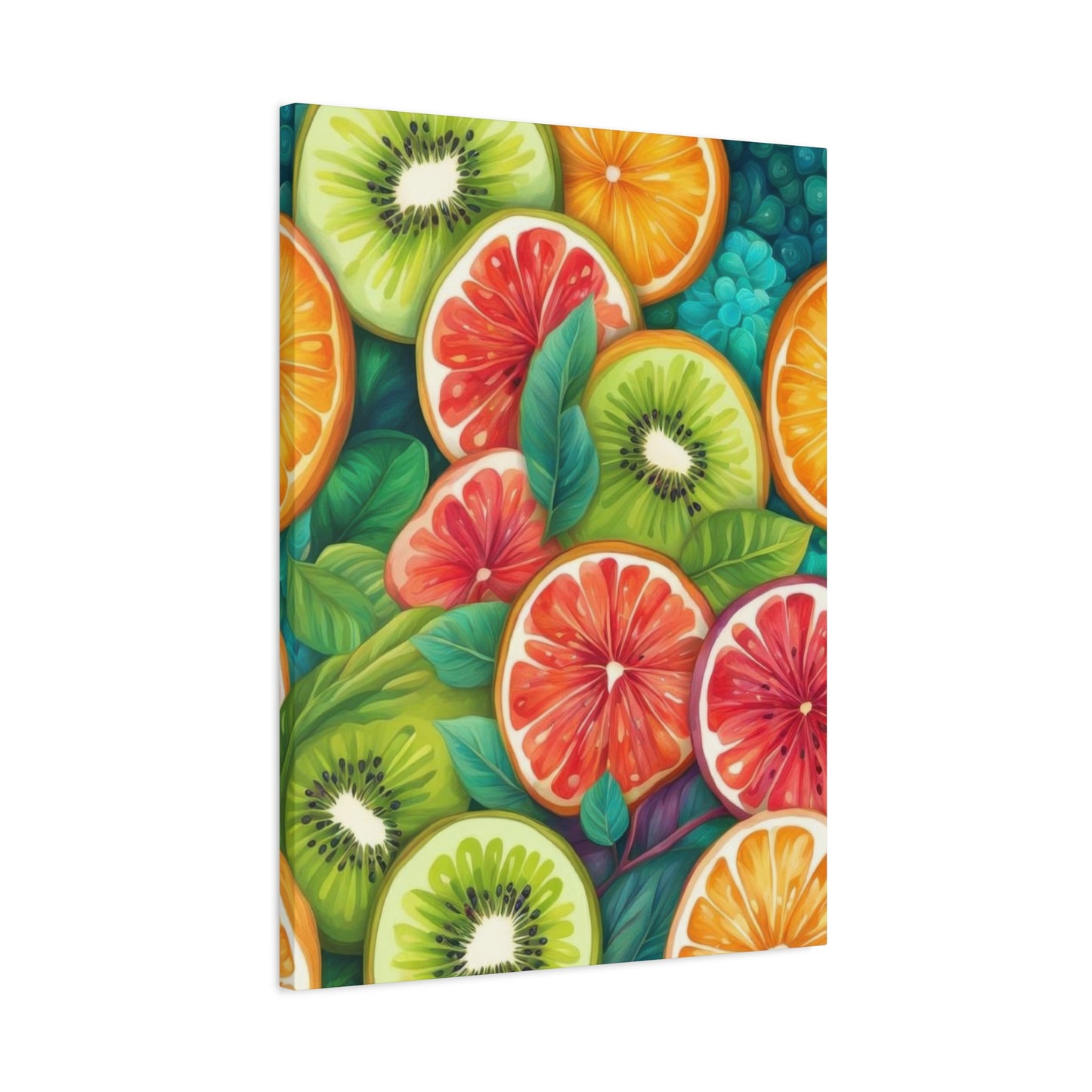 Fruit Half Face Wall Art & Canvas Prints
