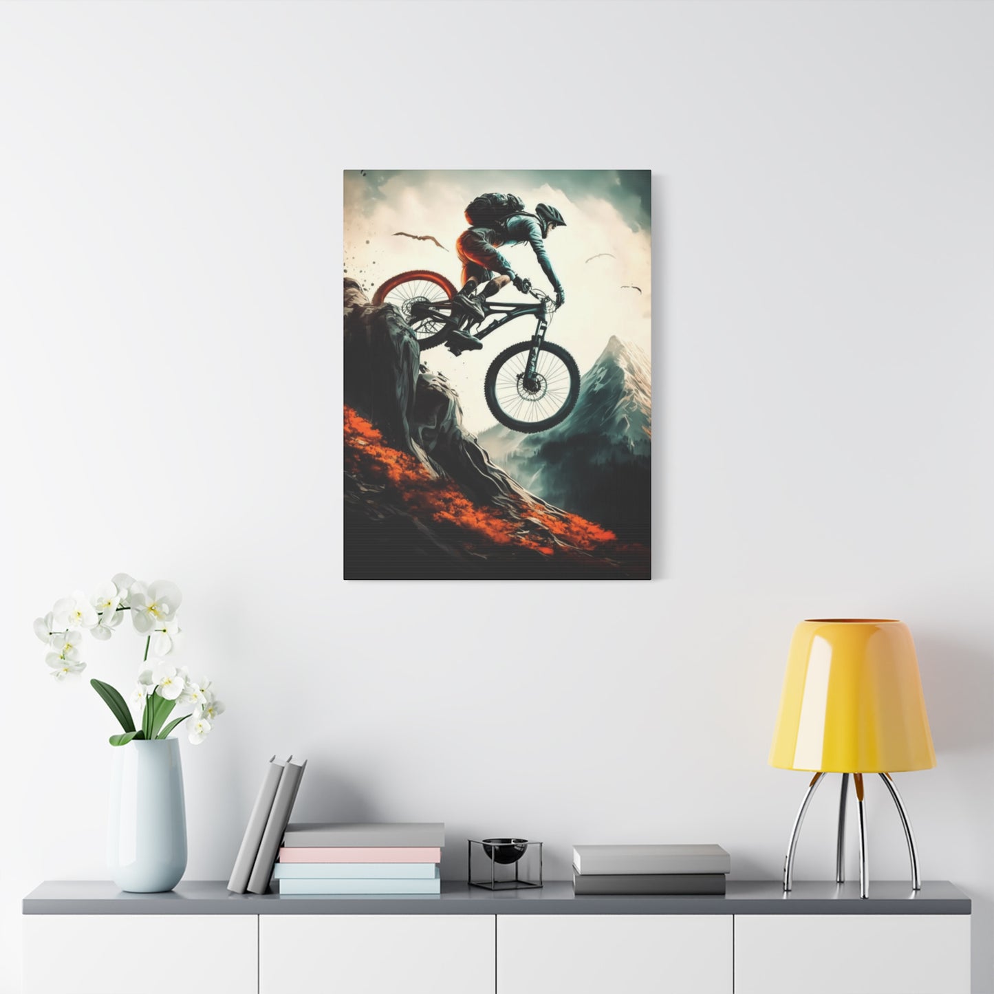Dangerous Bicycle Ride Wall Art & Canvas Prints