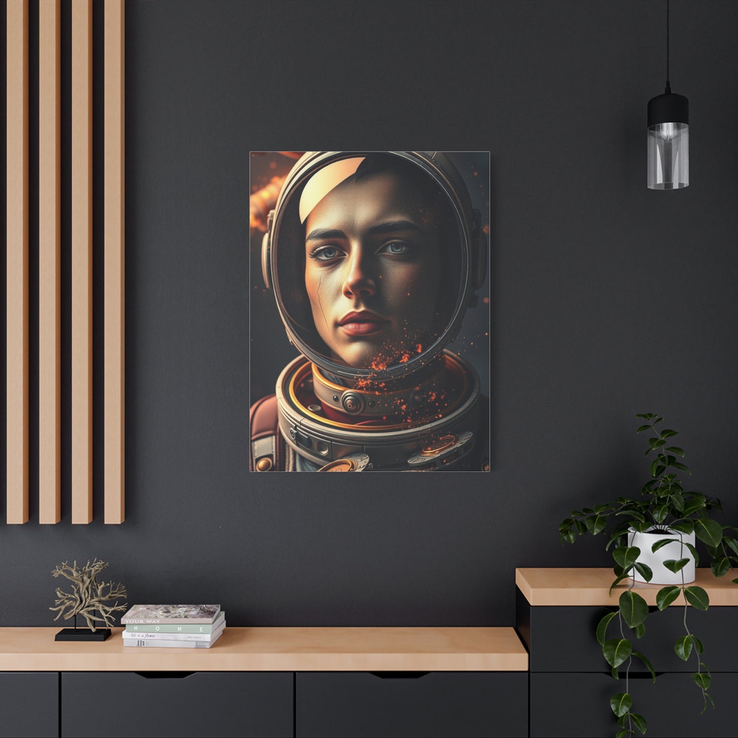 Galactic Luminosity Canvas Wall Art & Canvas Print