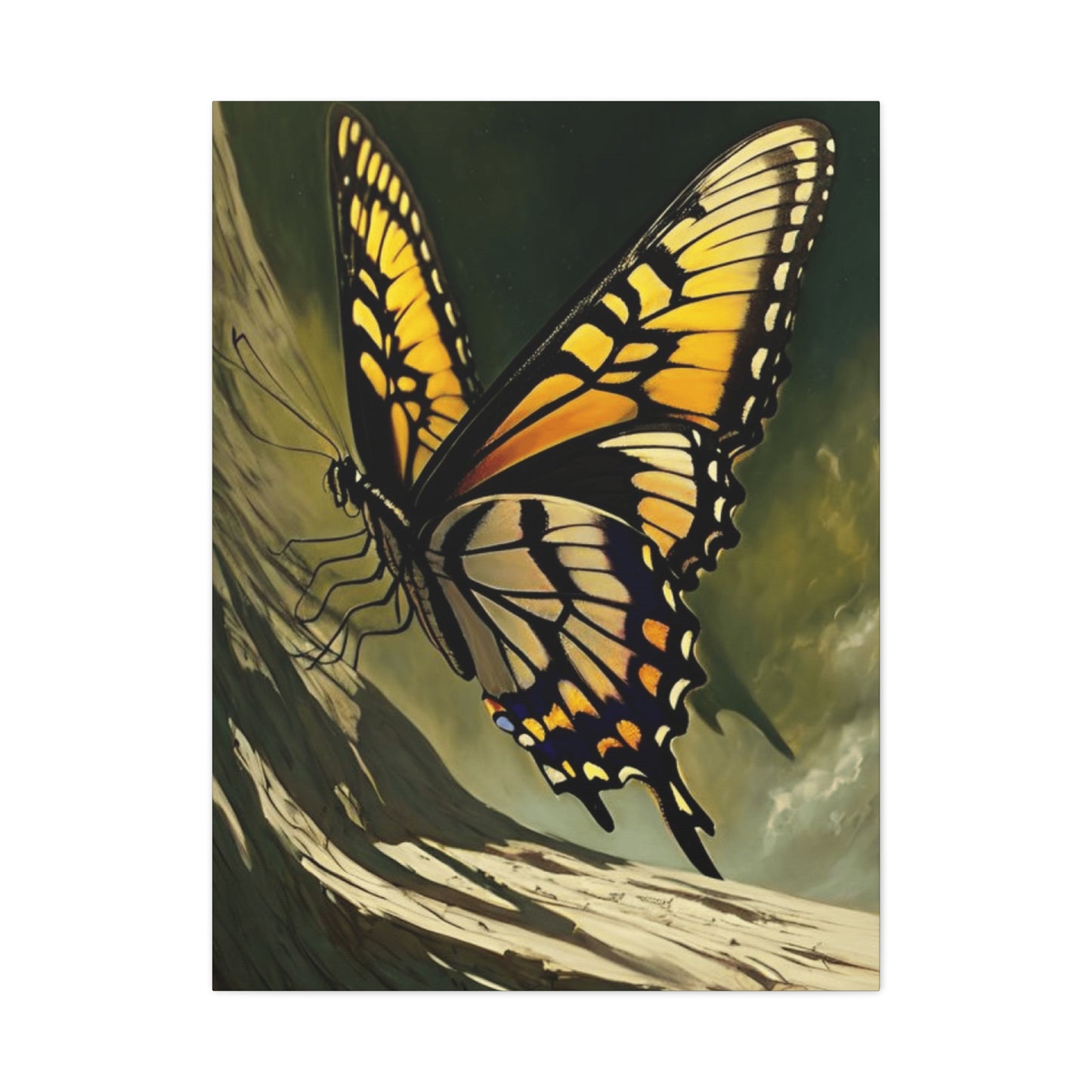 Golden Wings Butterfly Wall Art & Canvas Prints