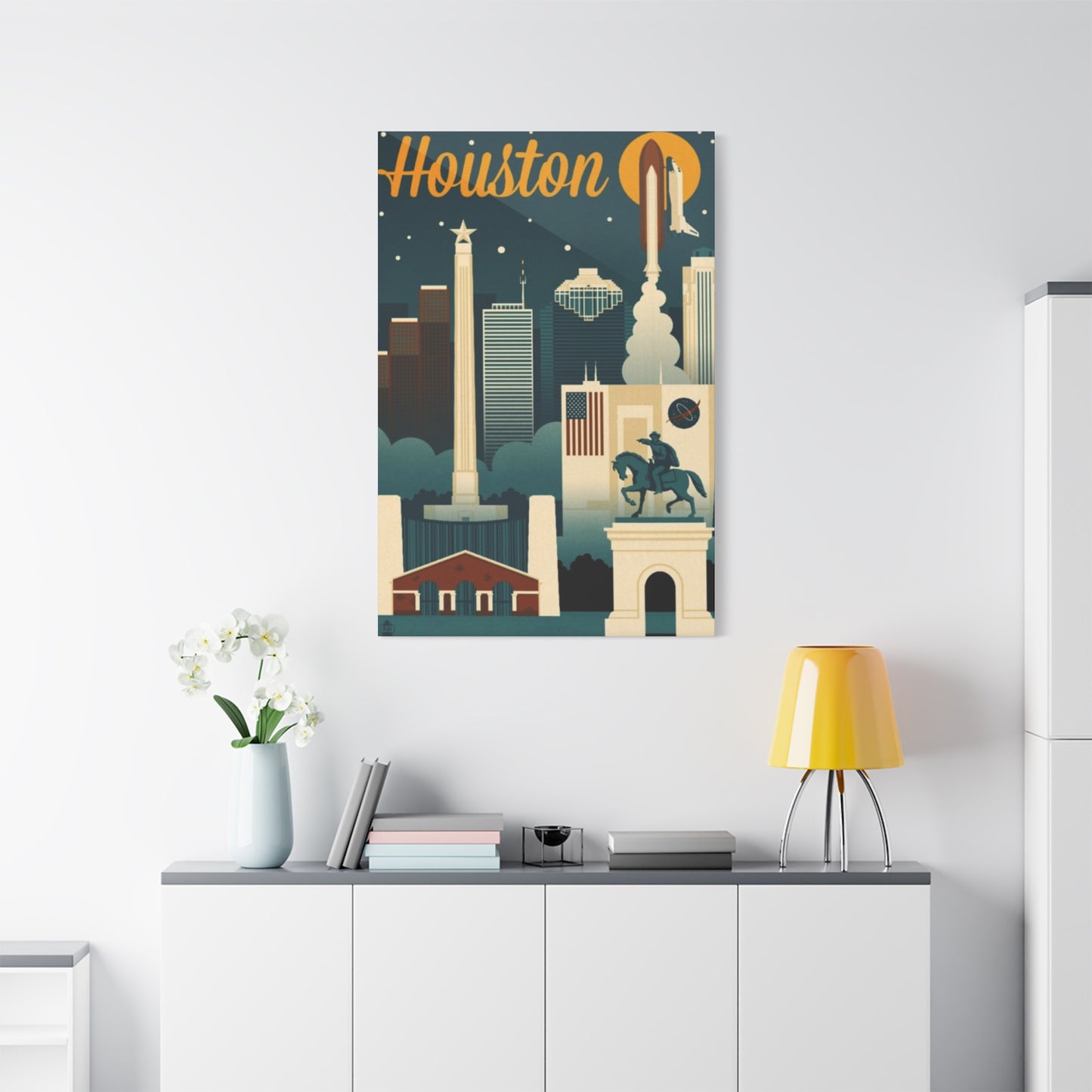 Beautiful Houston Skyline Wall Art & Canvas Prints