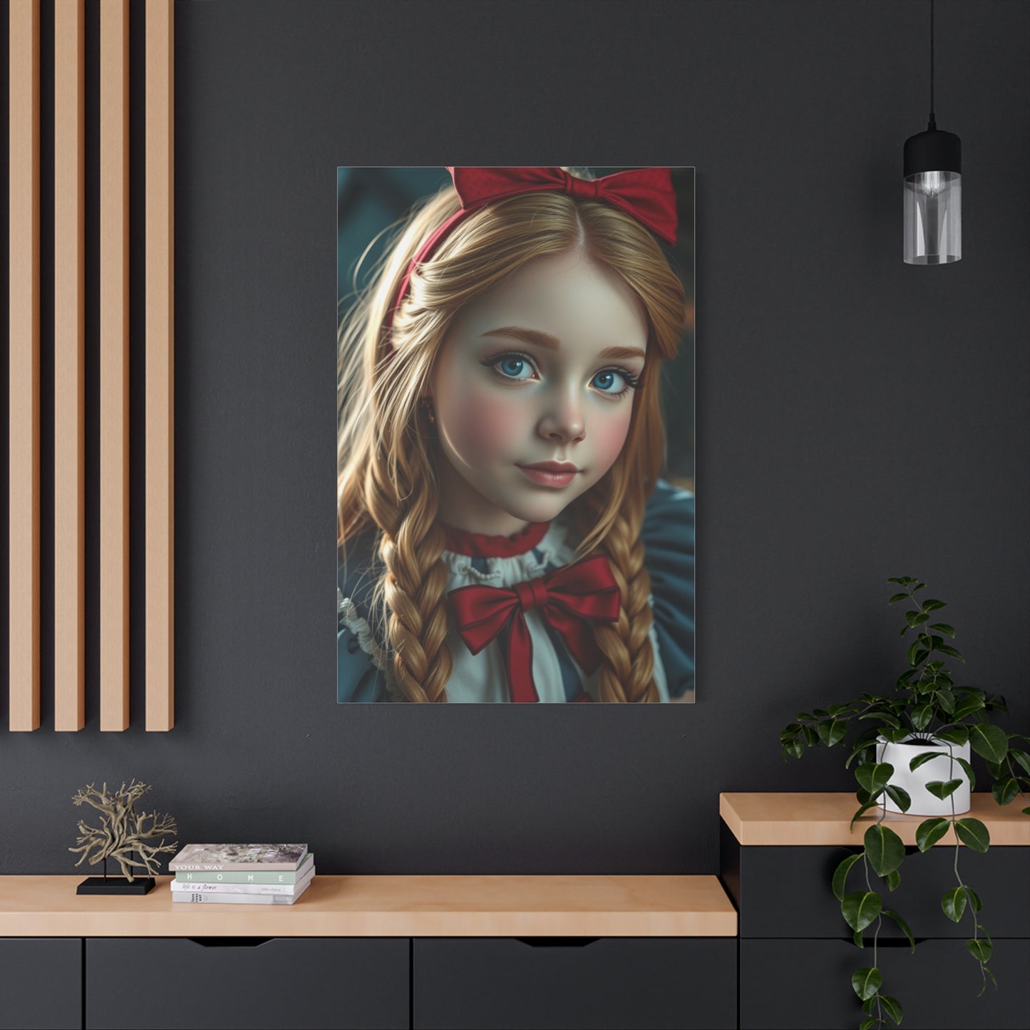 Alice In Wonderland Characters Art Artisan Canvas Wall Art & Canvas Print