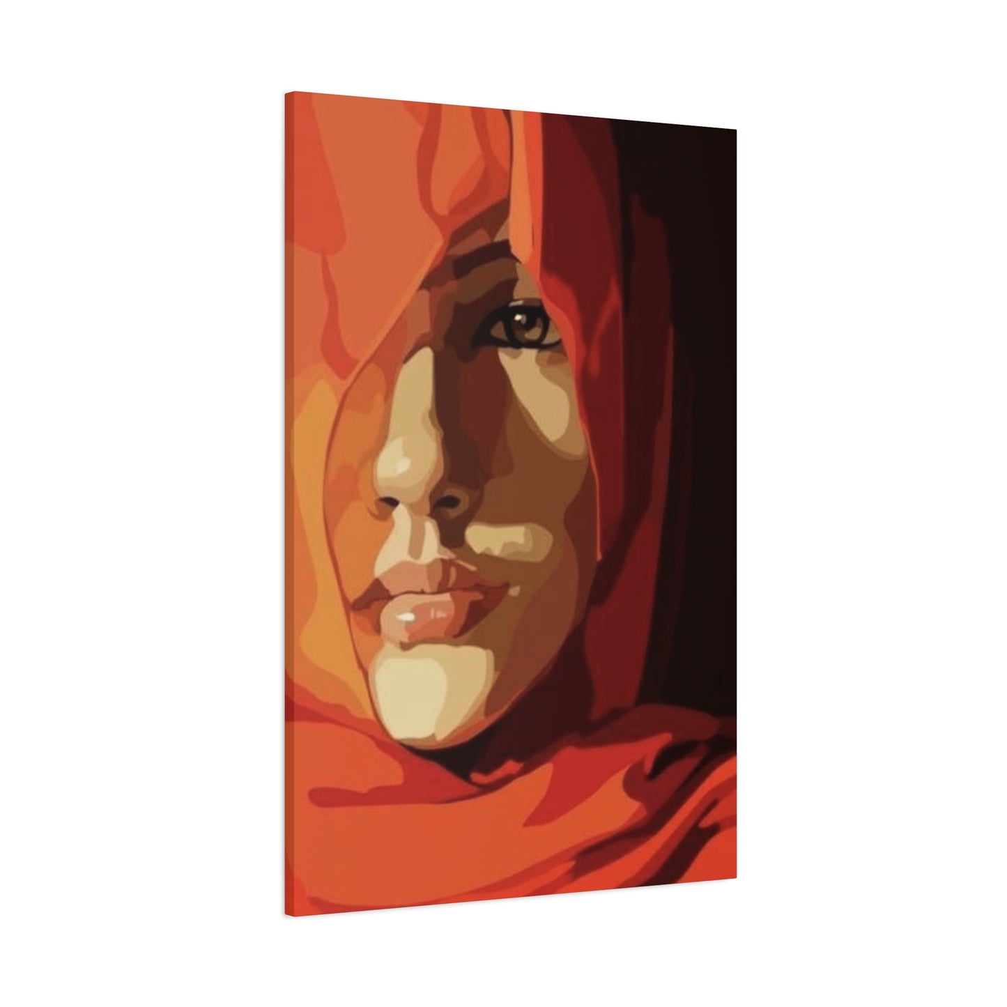 An Abstract Portrait Of A Girl Face Wall Art & Canvas Prints