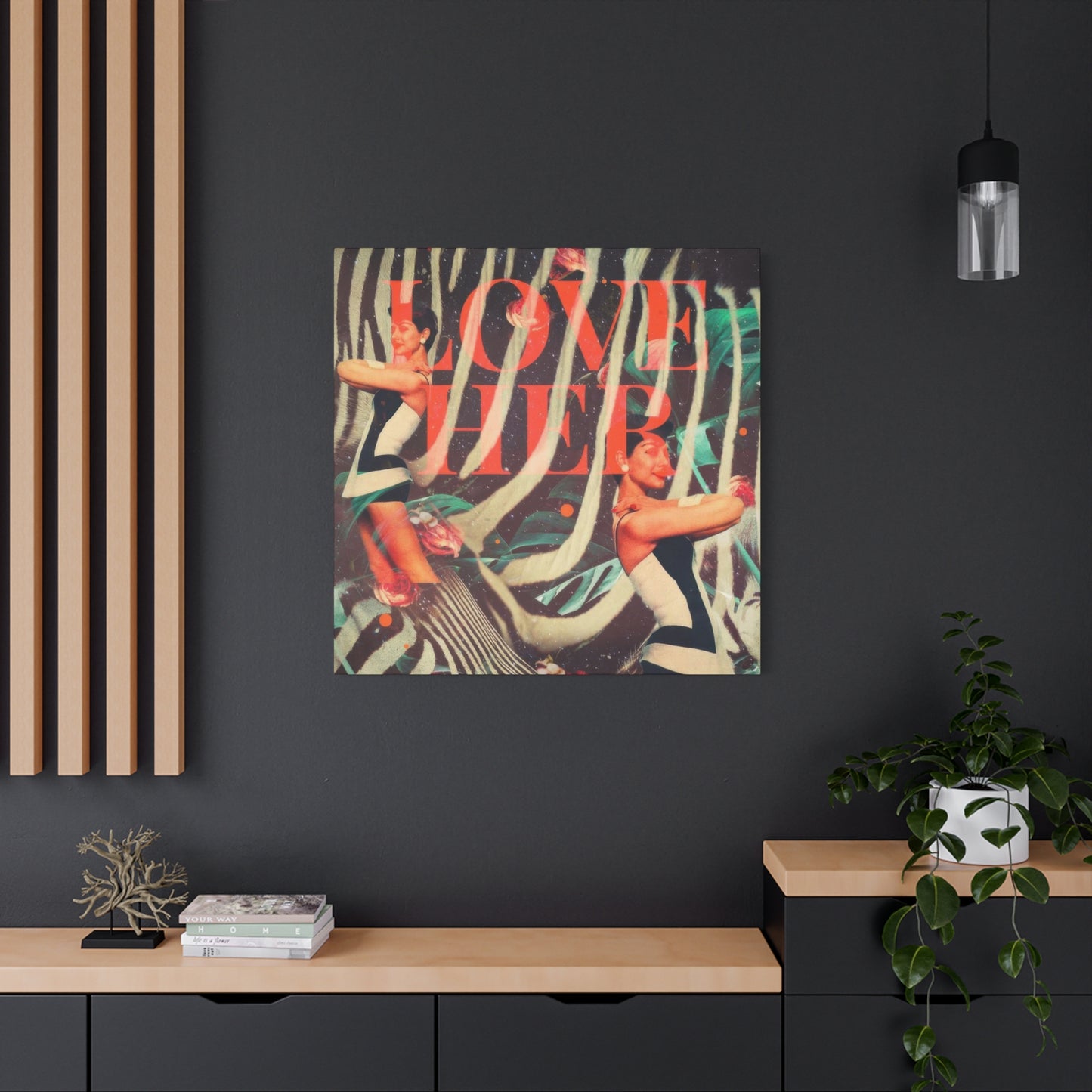 Frank Moth Love Her Wall Art & Canvas Prints